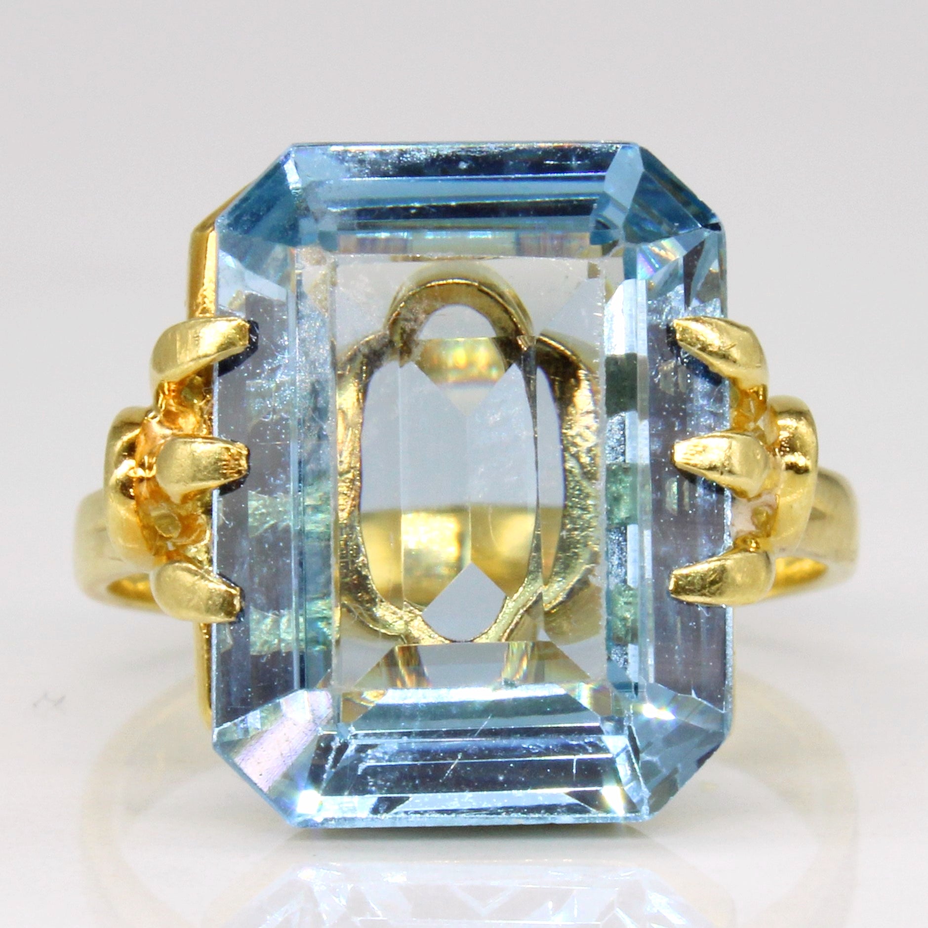 Synthetic Spinel Cocktail Ring | 10.60ct | SZ 8 |