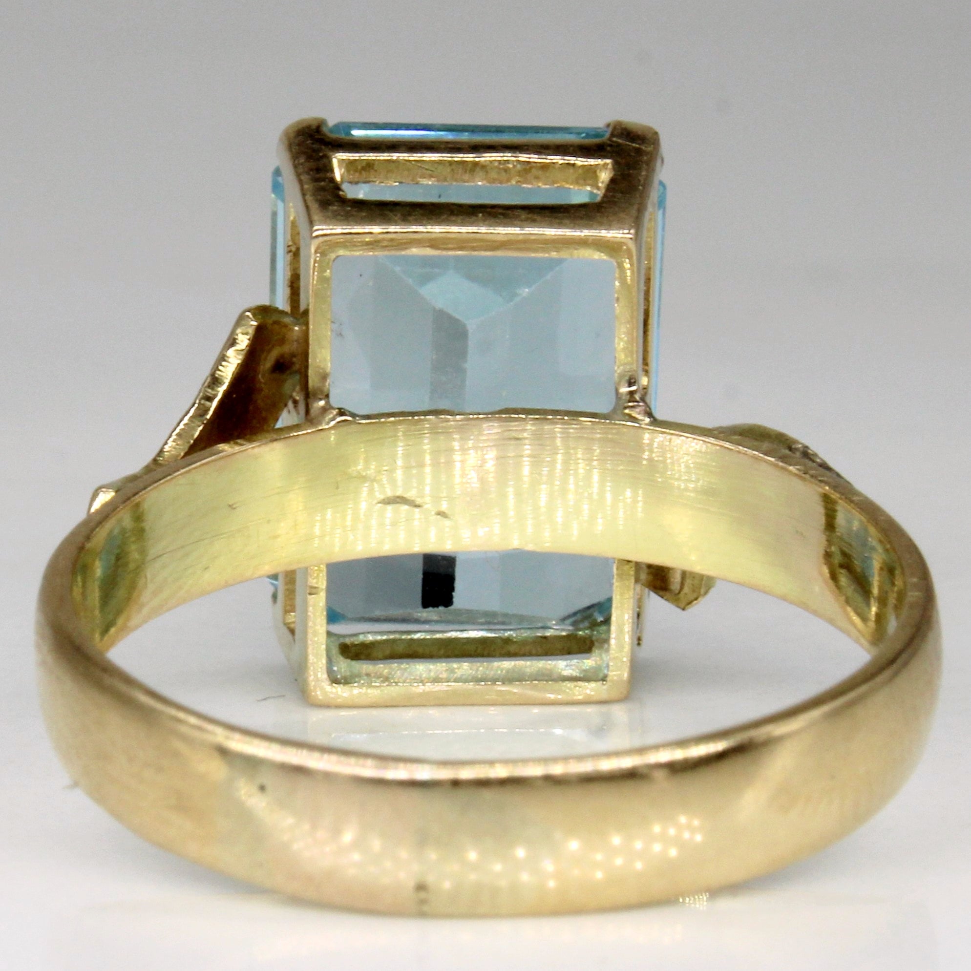Blue Topaz Cocktail Ring | 8.75ct | SZ 9.25 |