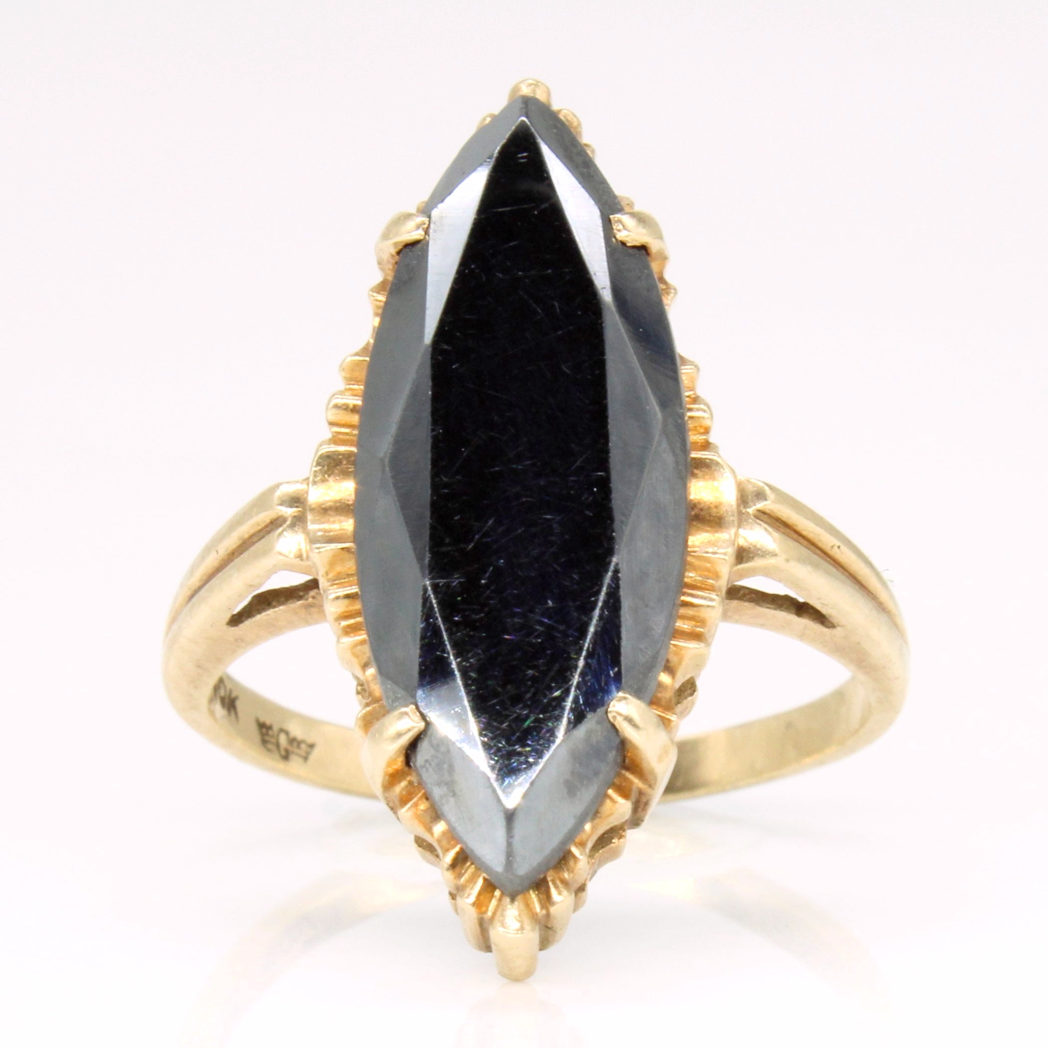 Hematite Cocktail Ring | 5.30ct | SZ 5.25 |