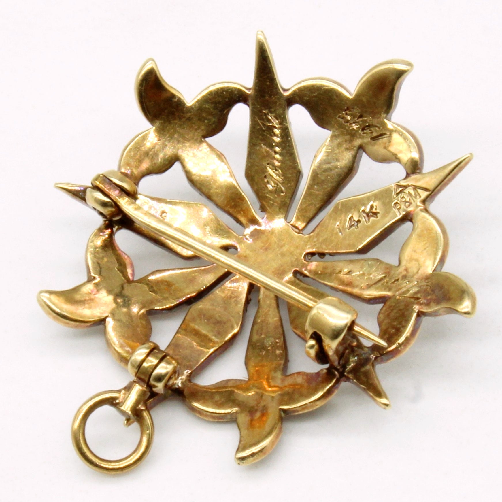 Seed Pearl Brooch & Pendant