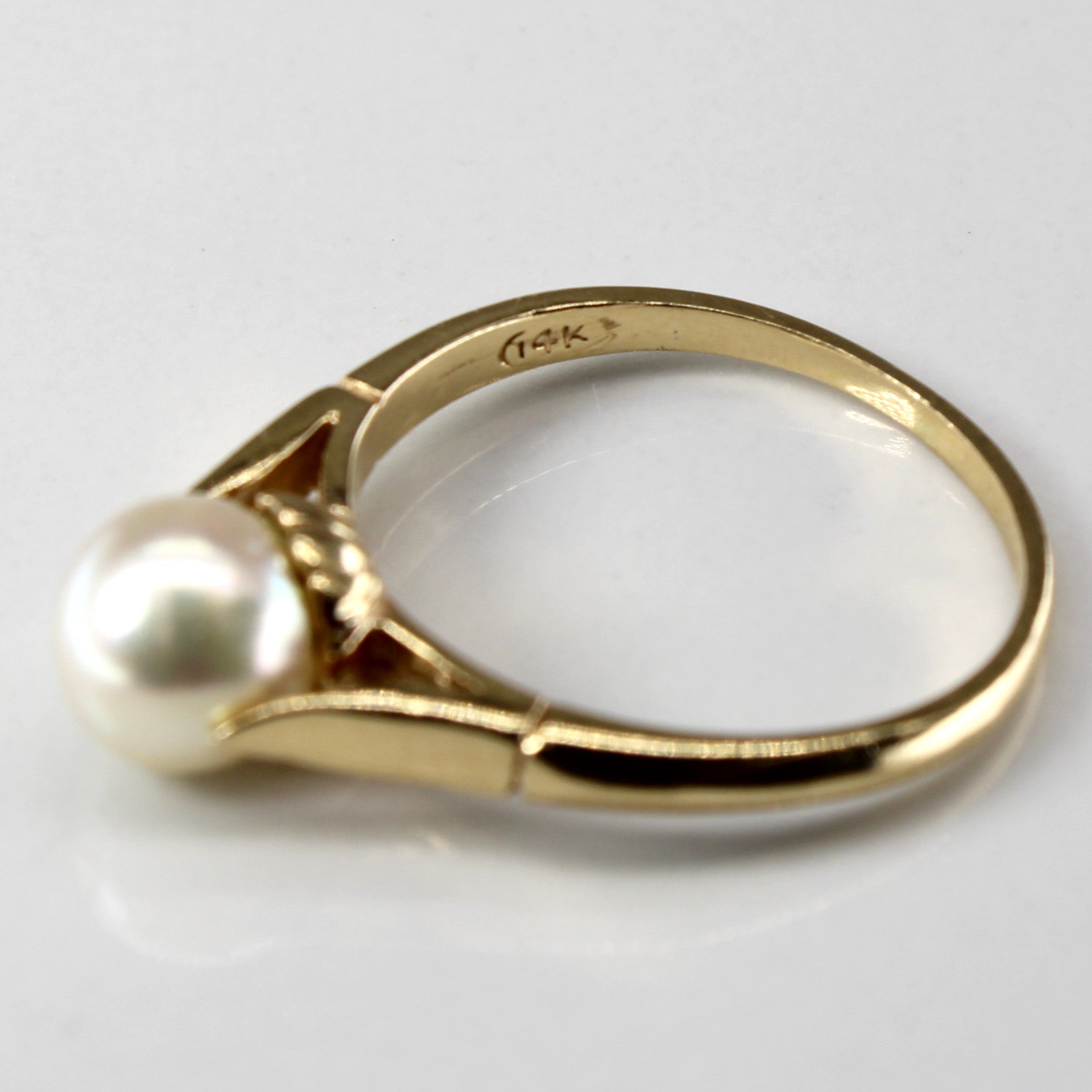 High Set Pearl Ring | SZ 7.5 |