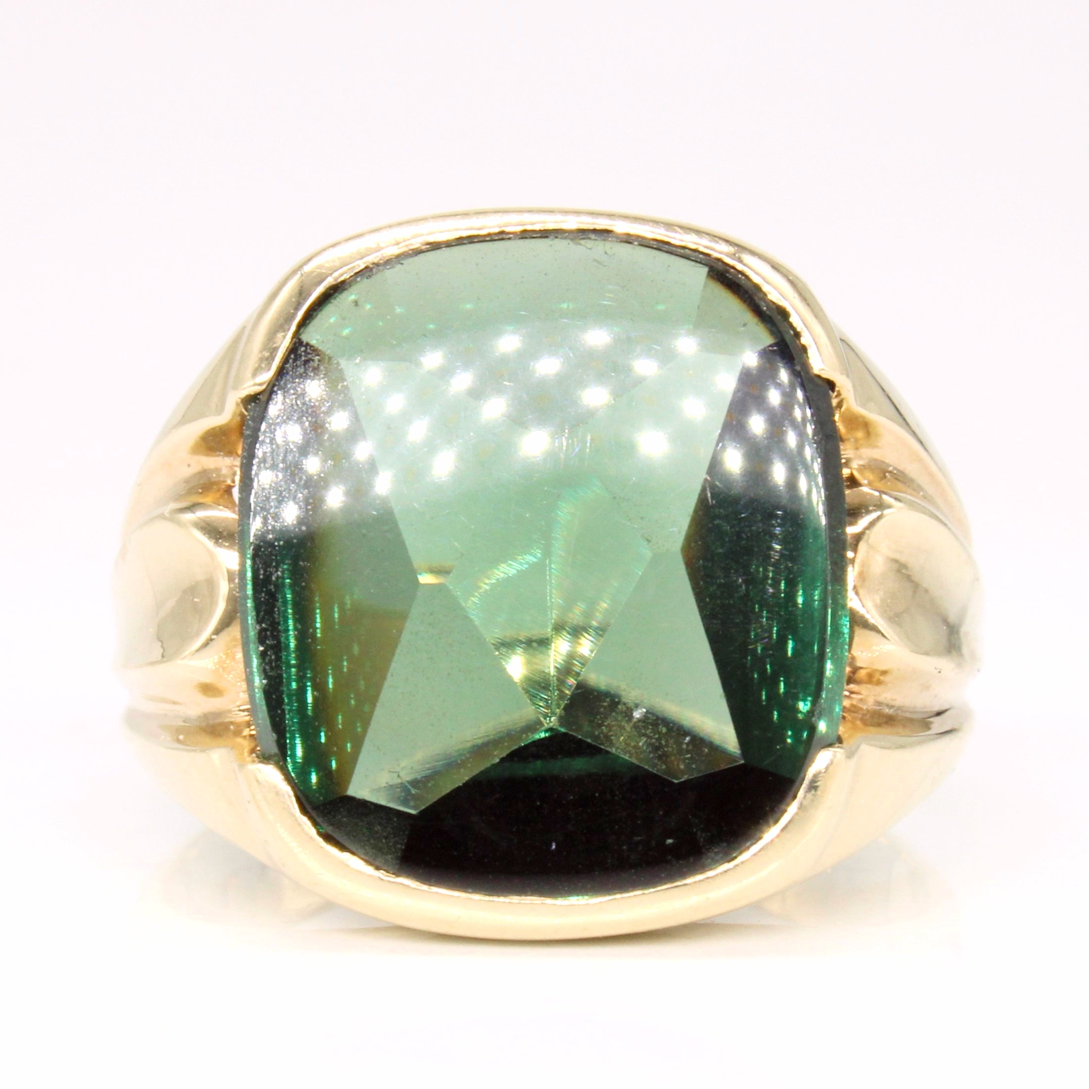 Synthetic Spinel Cocktail Ring | 7.20ct | SZ 8.25 |