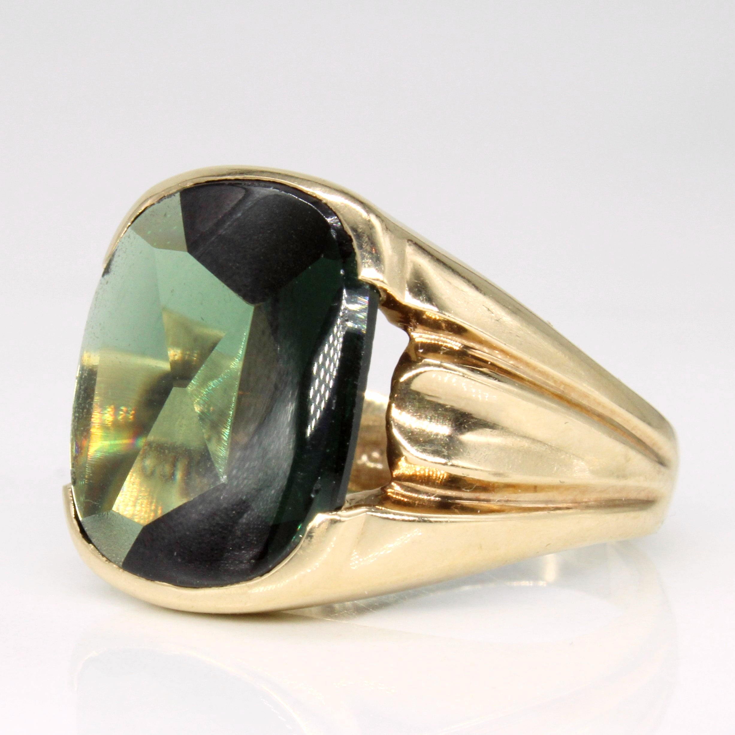 Synthetic Spinel Cocktail Ring | 7.20ct | SZ 8.25 |