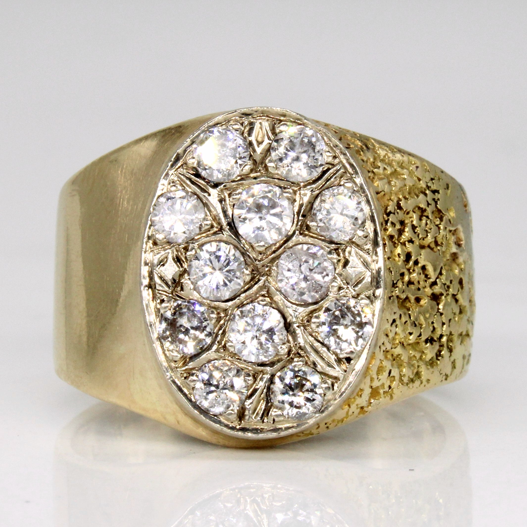 Diamond Cocktail Ring | 1.00ctw | SZ 10 |