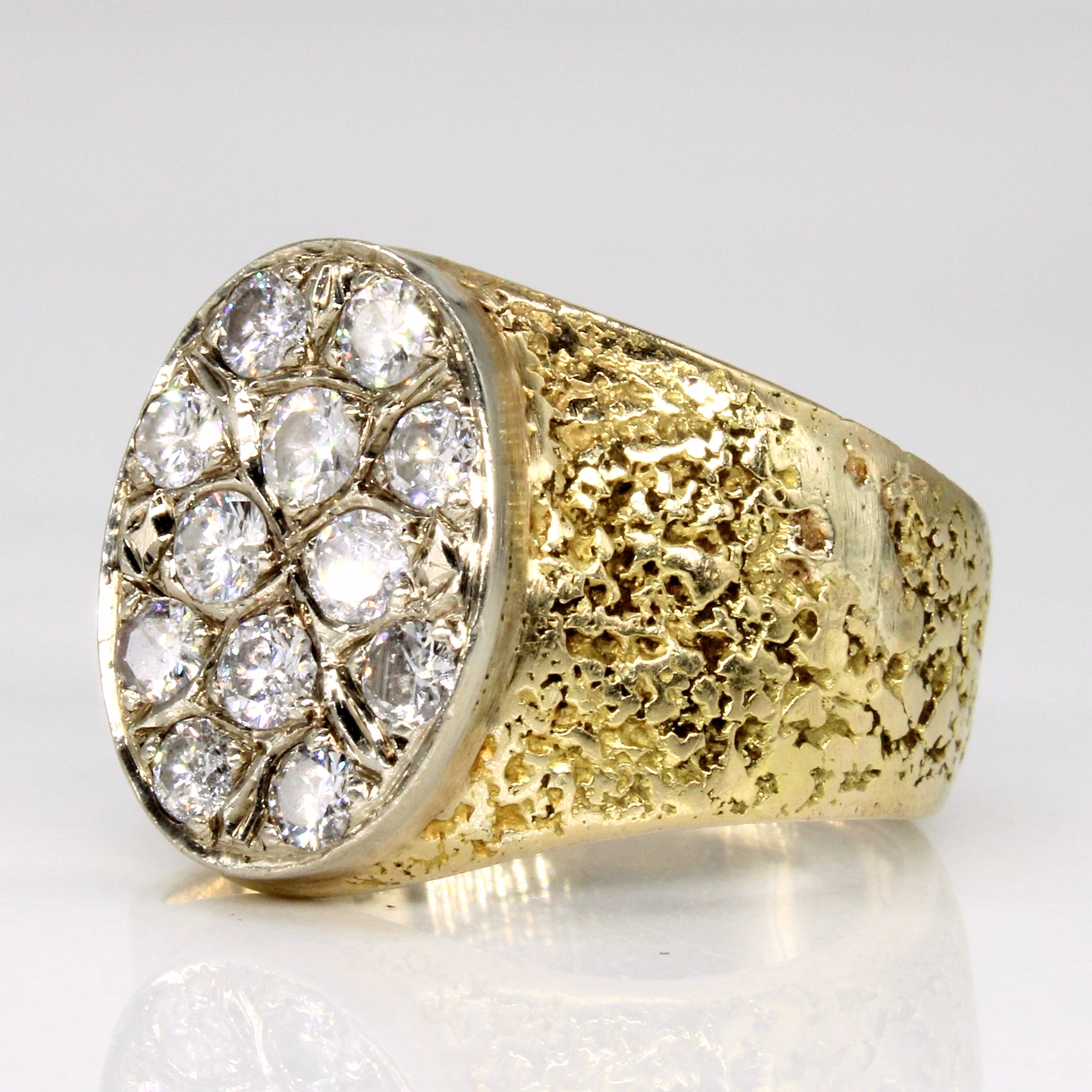 Diamond Cocktail Ring | 1.00ctw | SZ 10 |