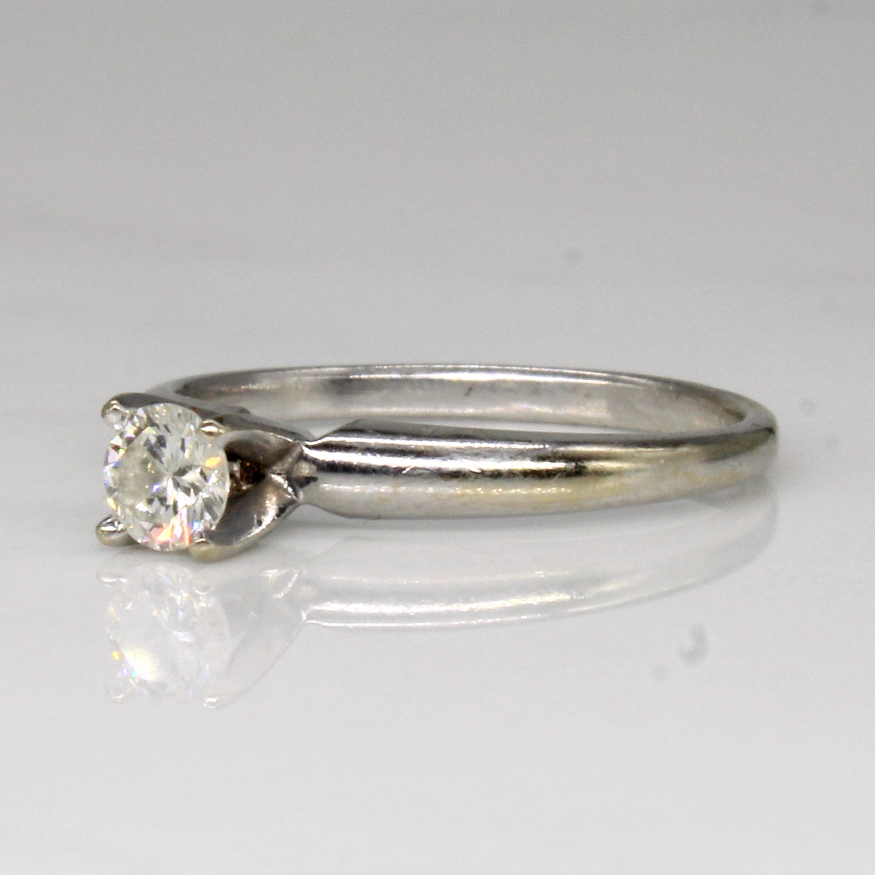 Cathedral Set Diamond Ring | 0.22ct | SZ 5.5 |