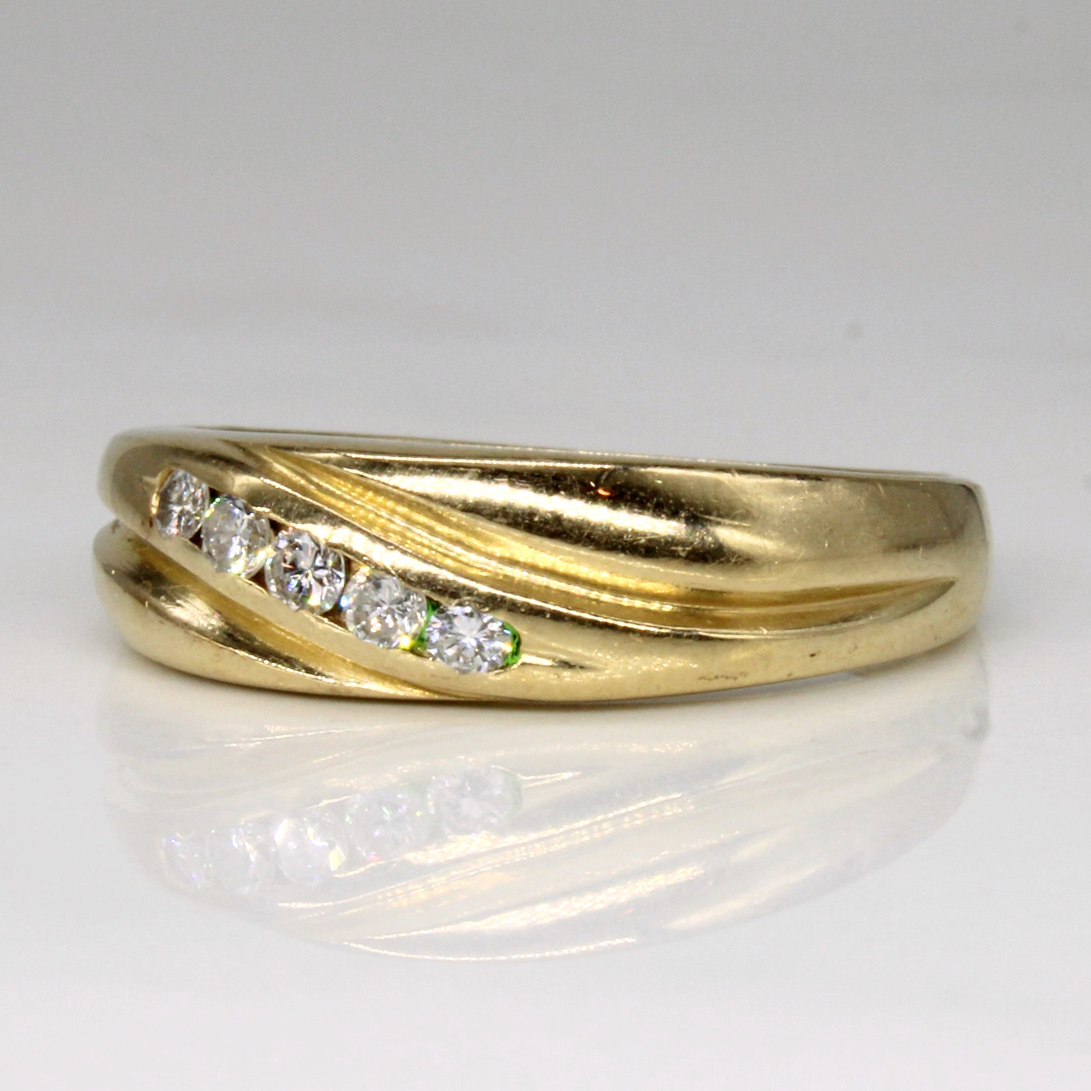 Diamond Waterfall Ring | 0.25ctw | SZ 9.5 |