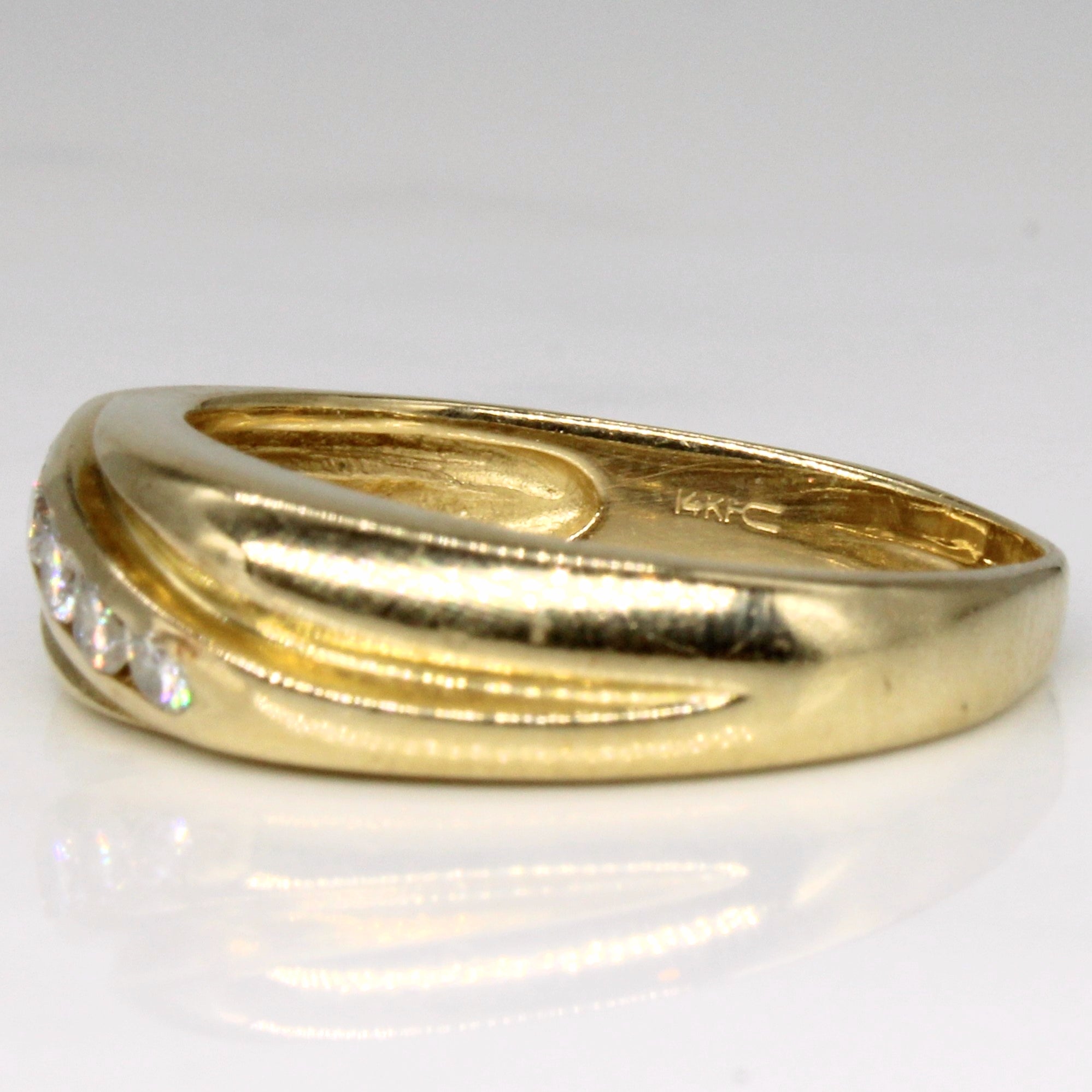 Diamond Waterfall Ring | 0.25ctw | SZ 9.5 |