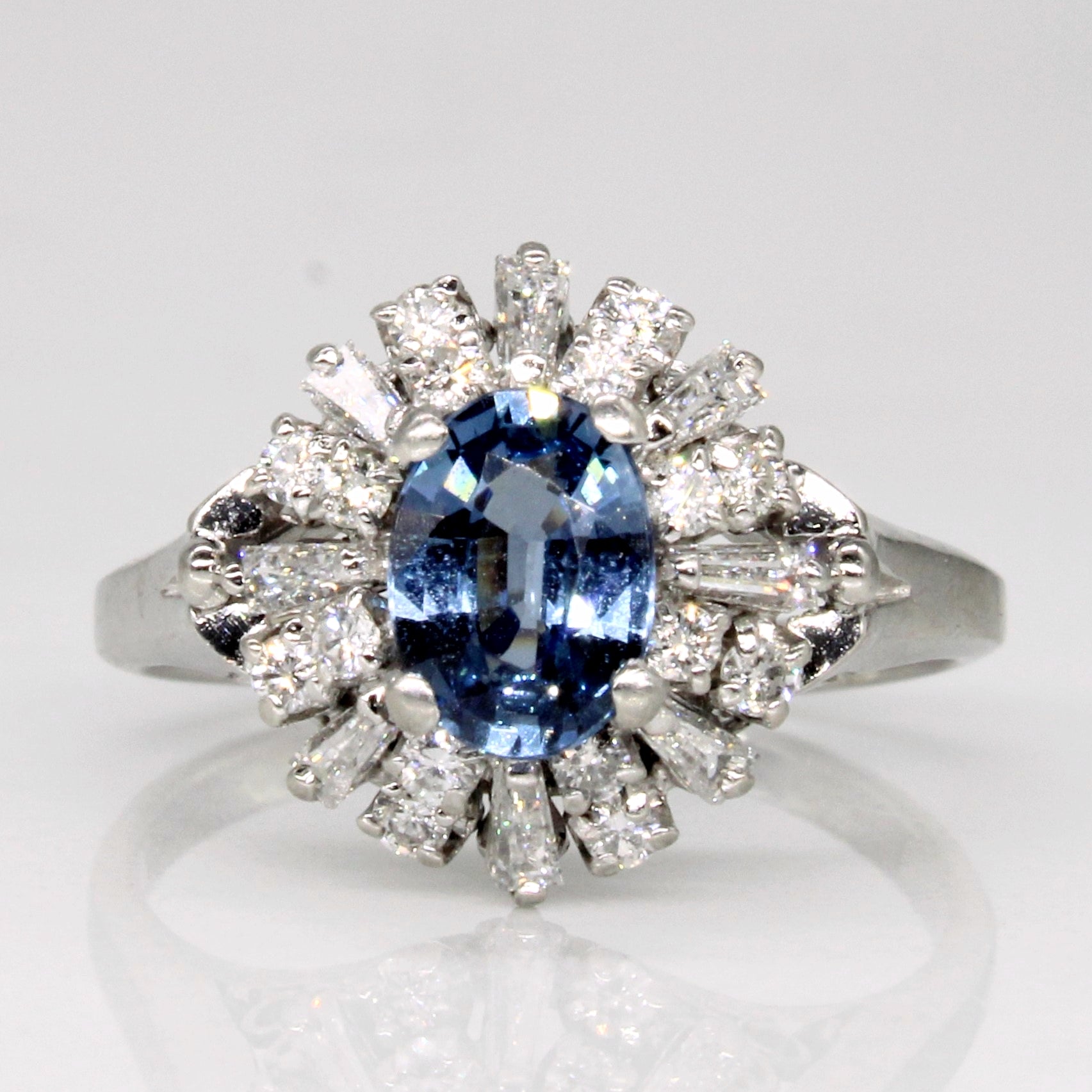 Diamond & Sapphire Cocktail Ring | 0.98ctw, 0.80ctw | SZ 5.75 |