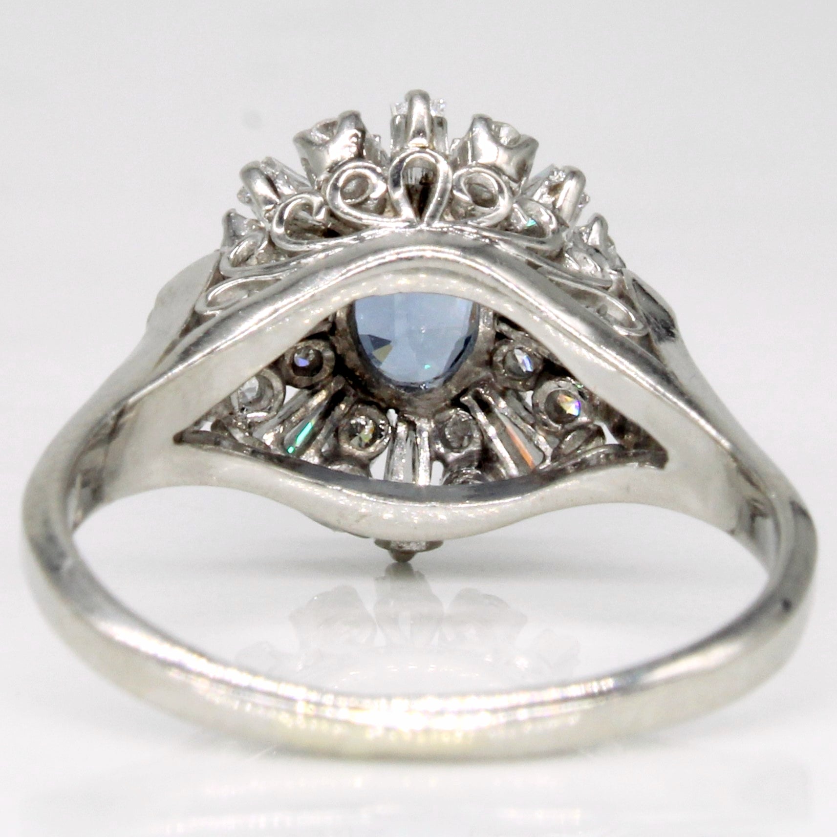 Diamond & Sapphire Cocktail Ring | 0.98ctw, 0.80ctw | SZ 5.75 |