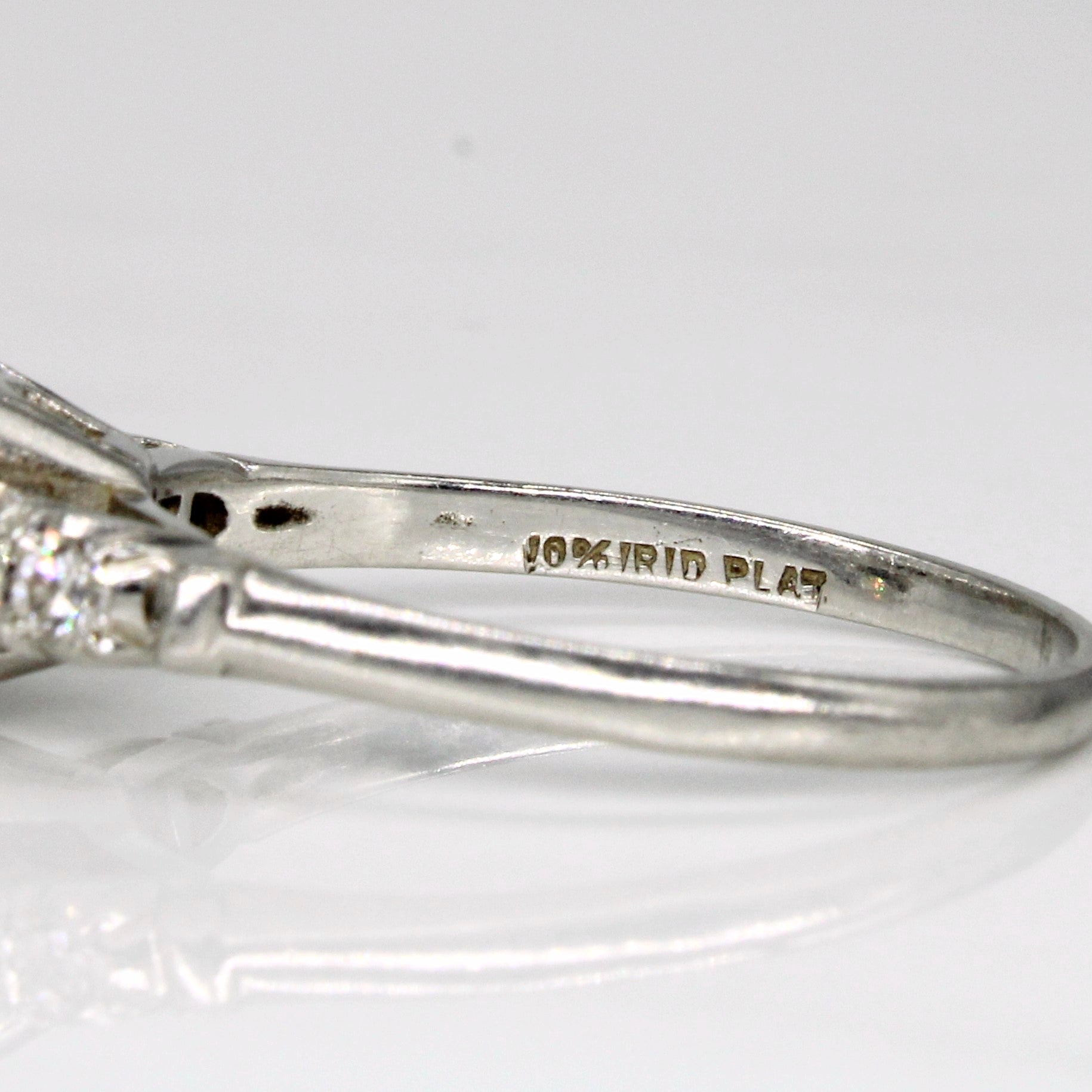 Bague de fiançailles en platine sertie de diamants des années 1930 | 2,01 ct VS1/2 K/L | Taille 8,25 |