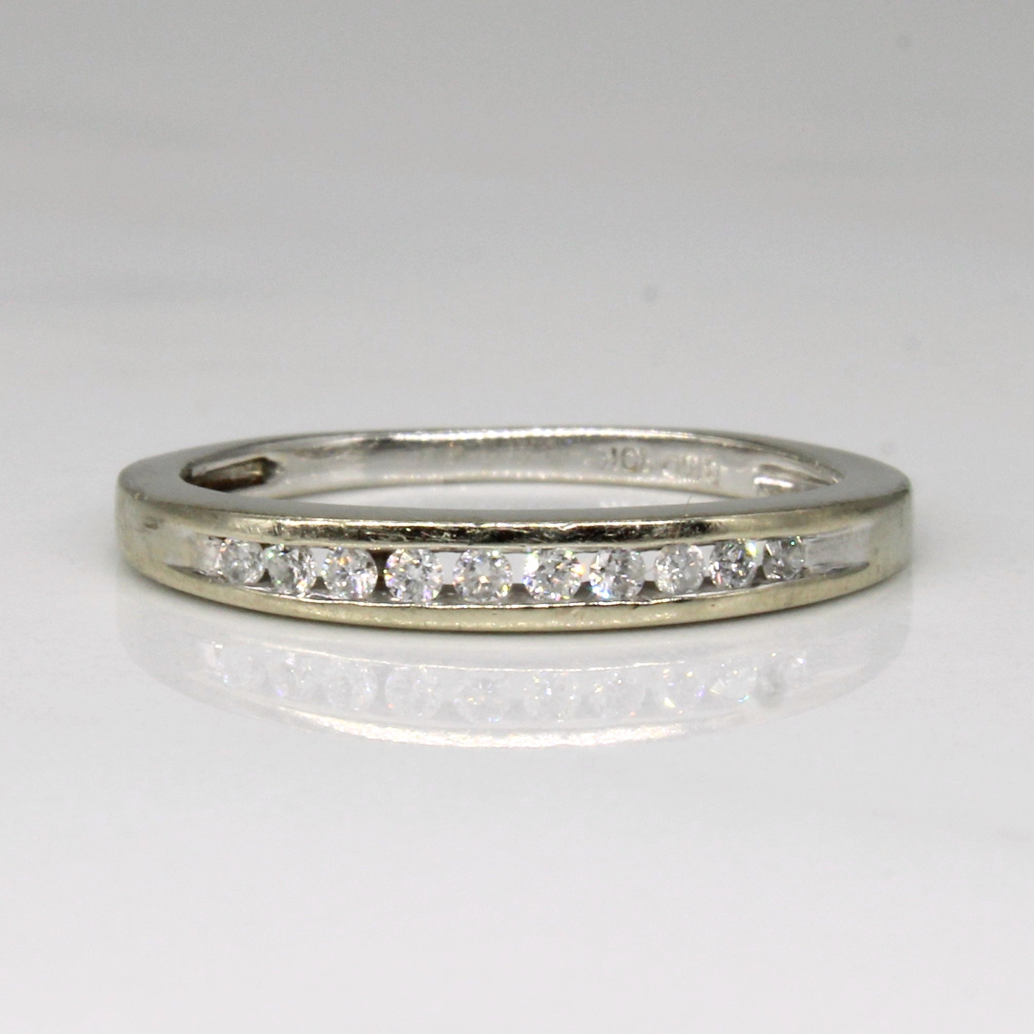 Channel Set Diamond Ring | 0.10ctw | SZ 5.5 |