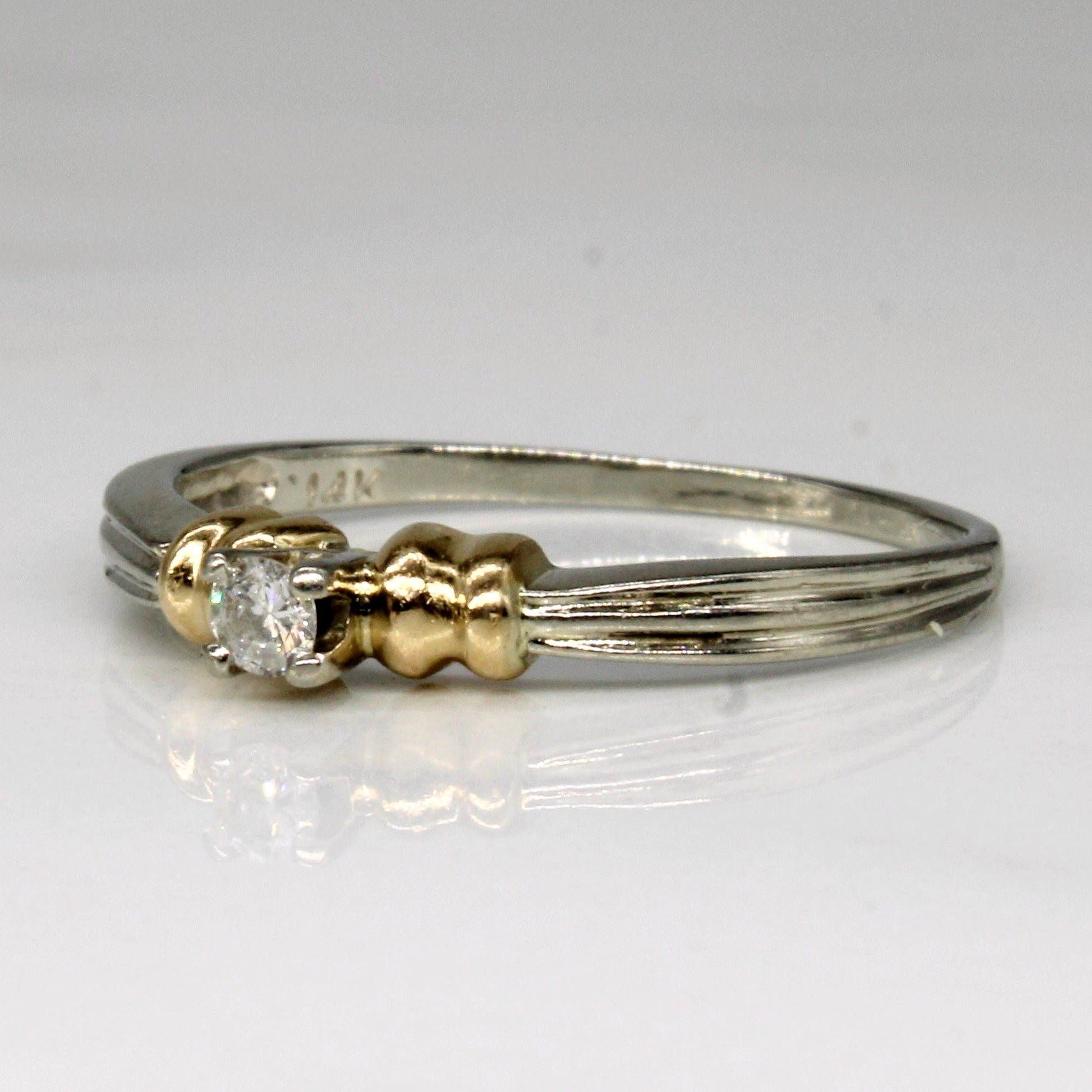 Solitaire Diamond Ring | 0.05ct | SZ 6.25 |