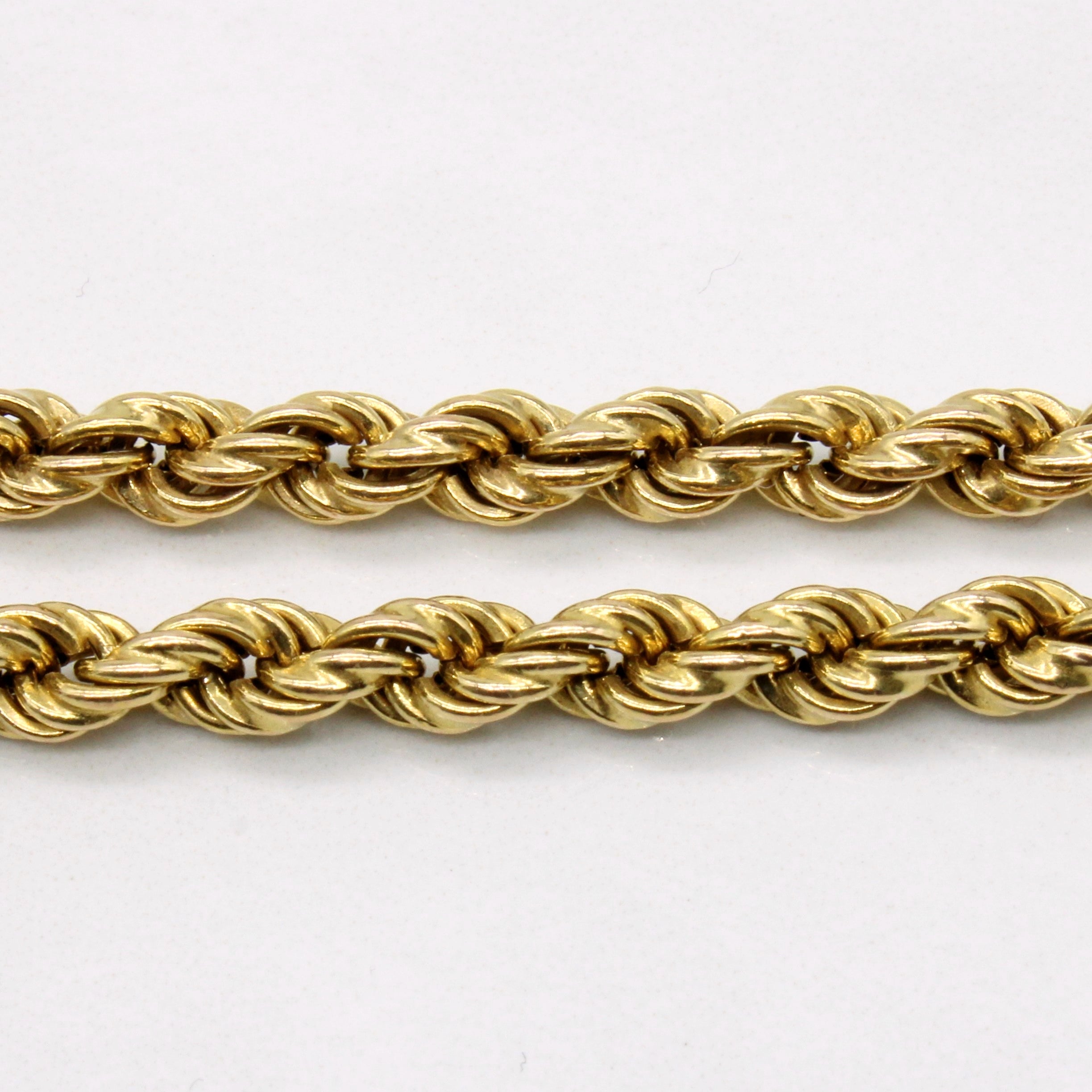 14k Yellow Gold Rope Link Chain | 26" |