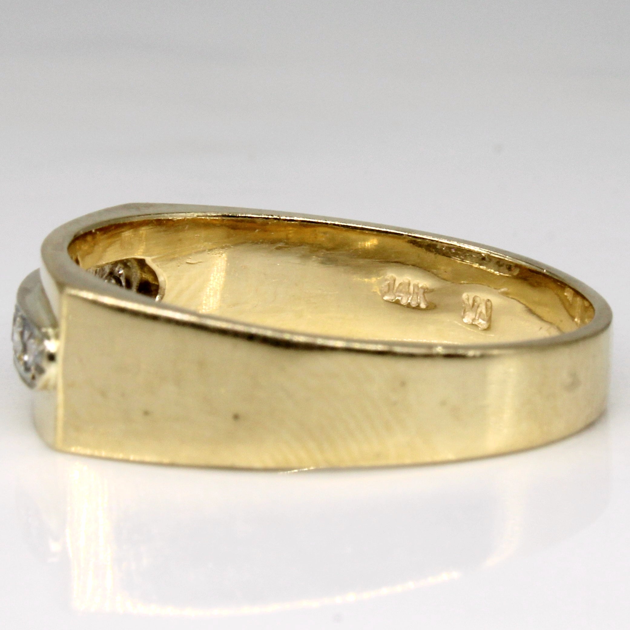 Illusion Set Diamond Ring | 0.09ctw | SZ 9.5 |