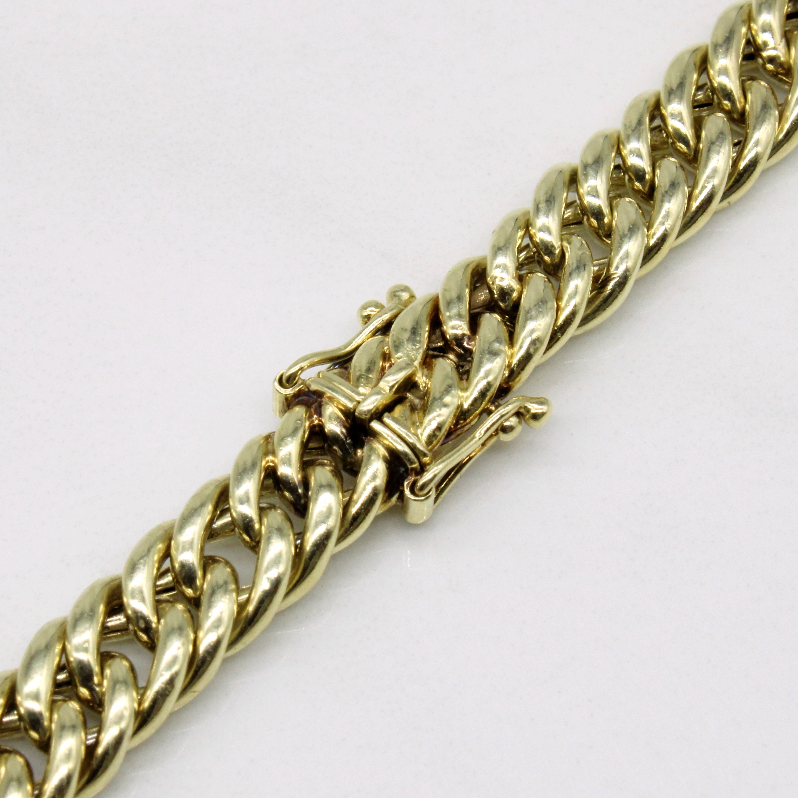 14k Yellow Gold Armour Link Chain | 15" |