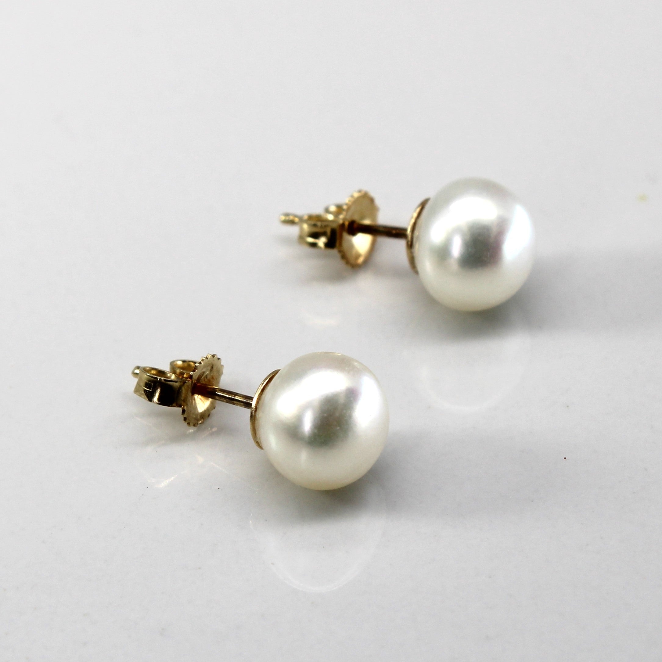 Pearl Stud Earrings
