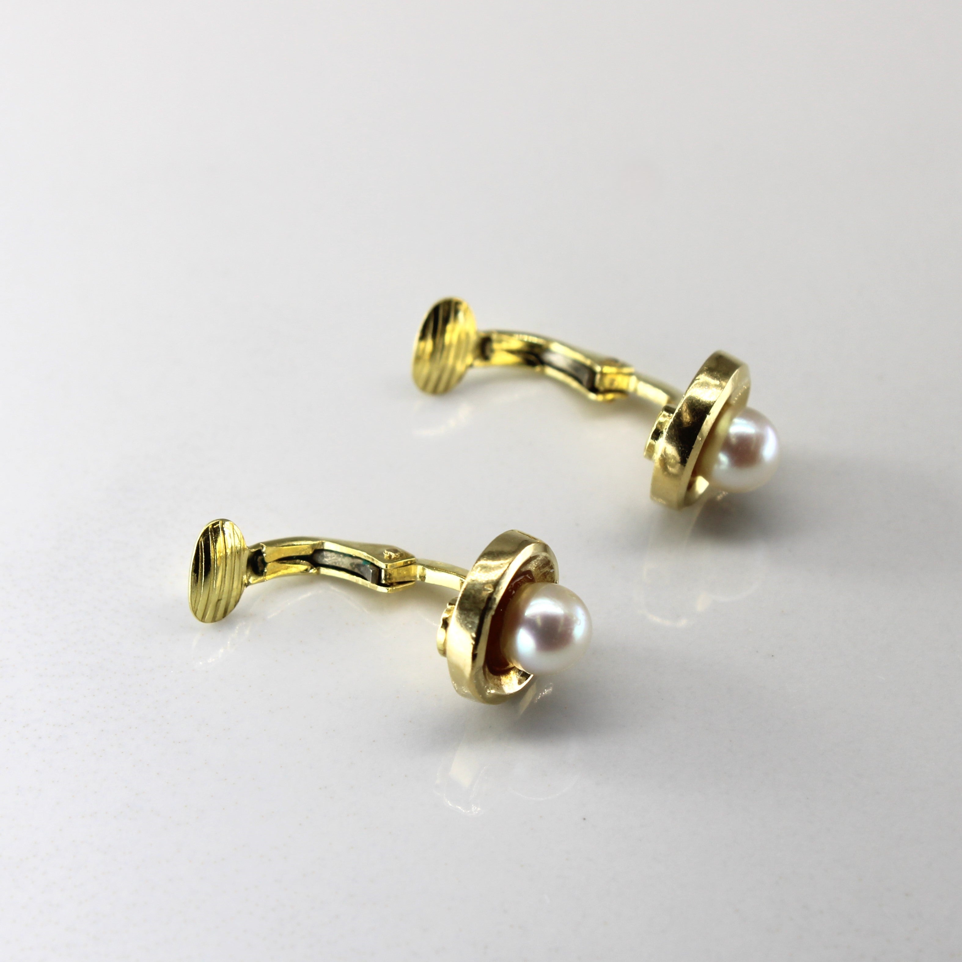 Pearl Clip Back Earrings