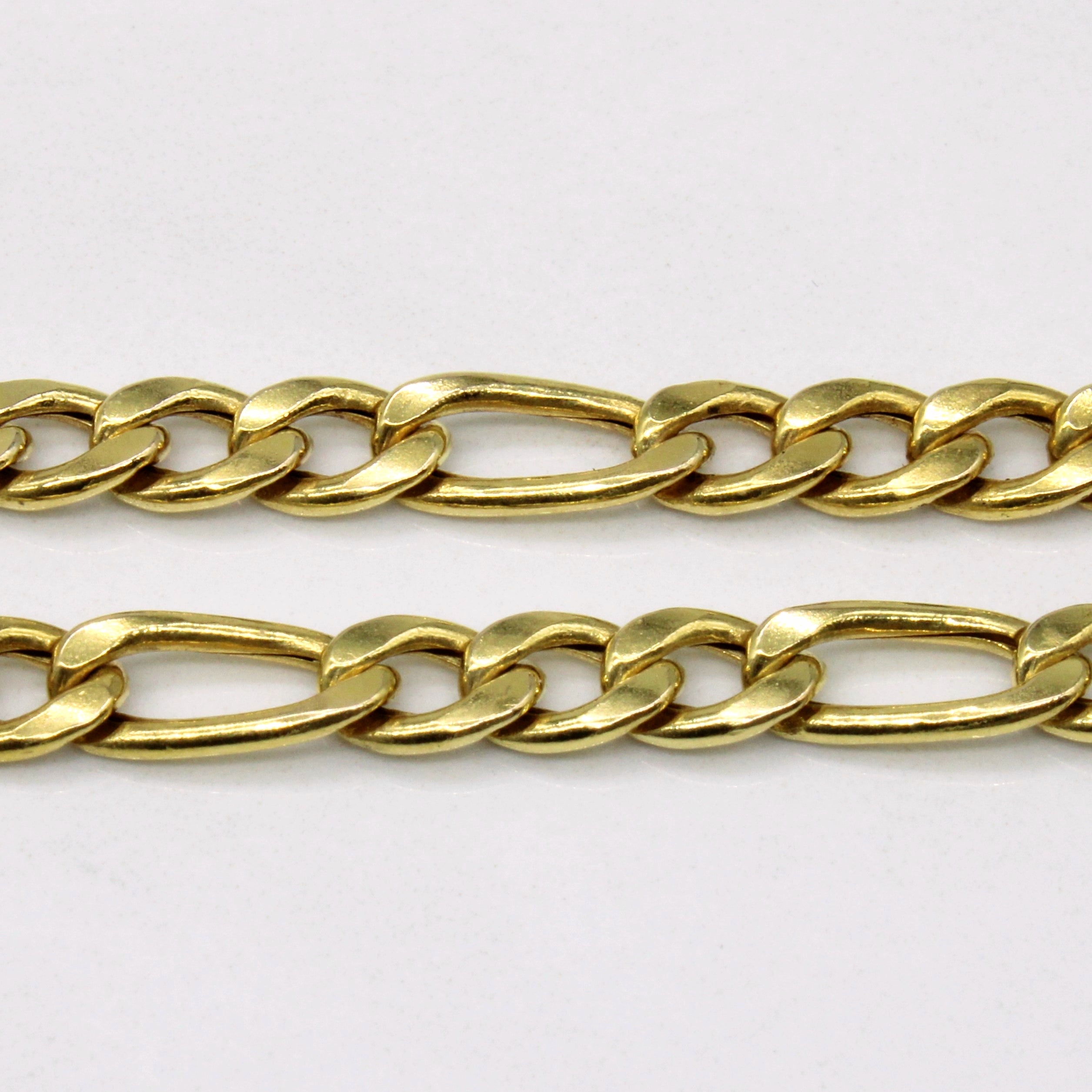 14k Yellow Gold Figaro Chain | 30" |