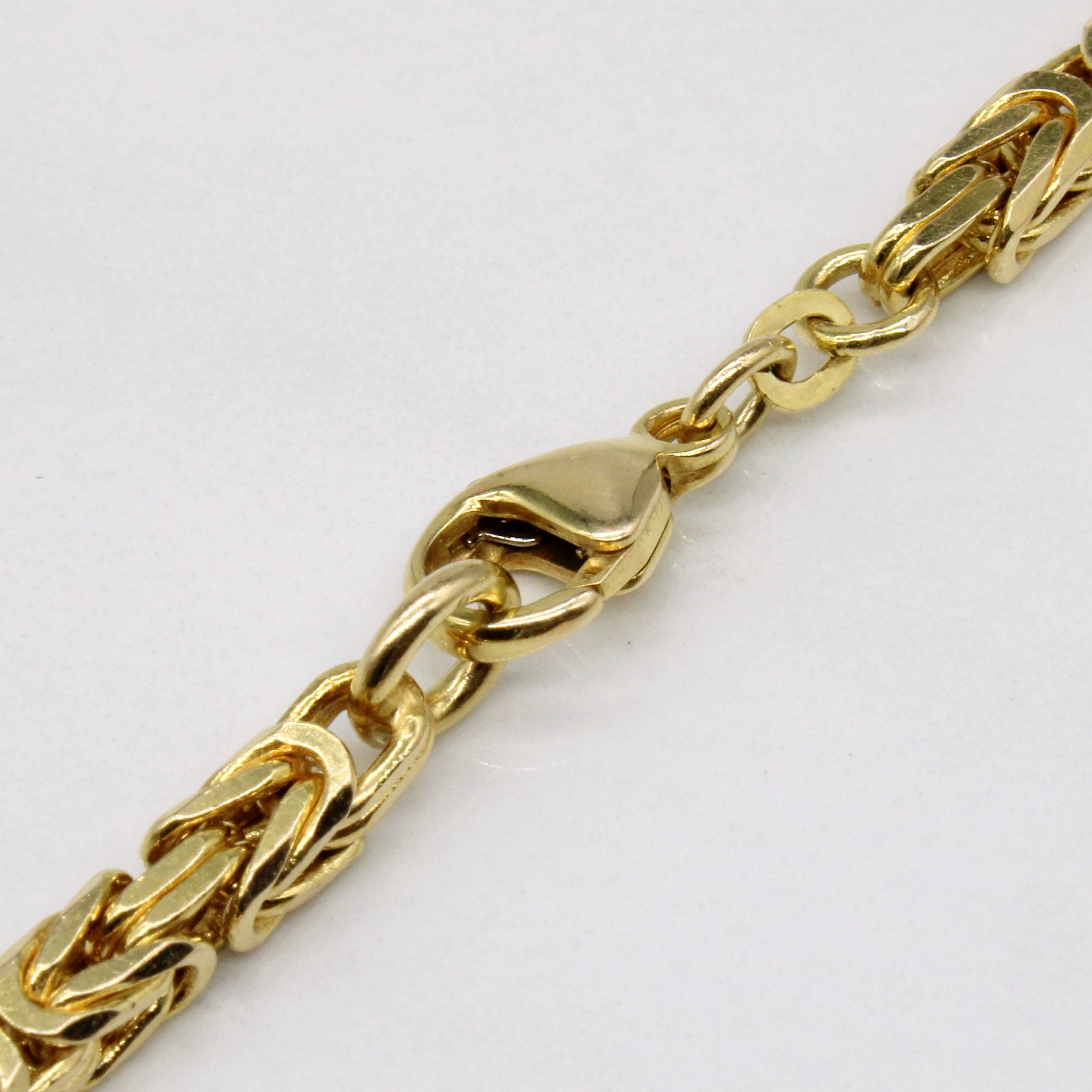 14k Yellow Gold Byzantine King's Bracelet | 8" |