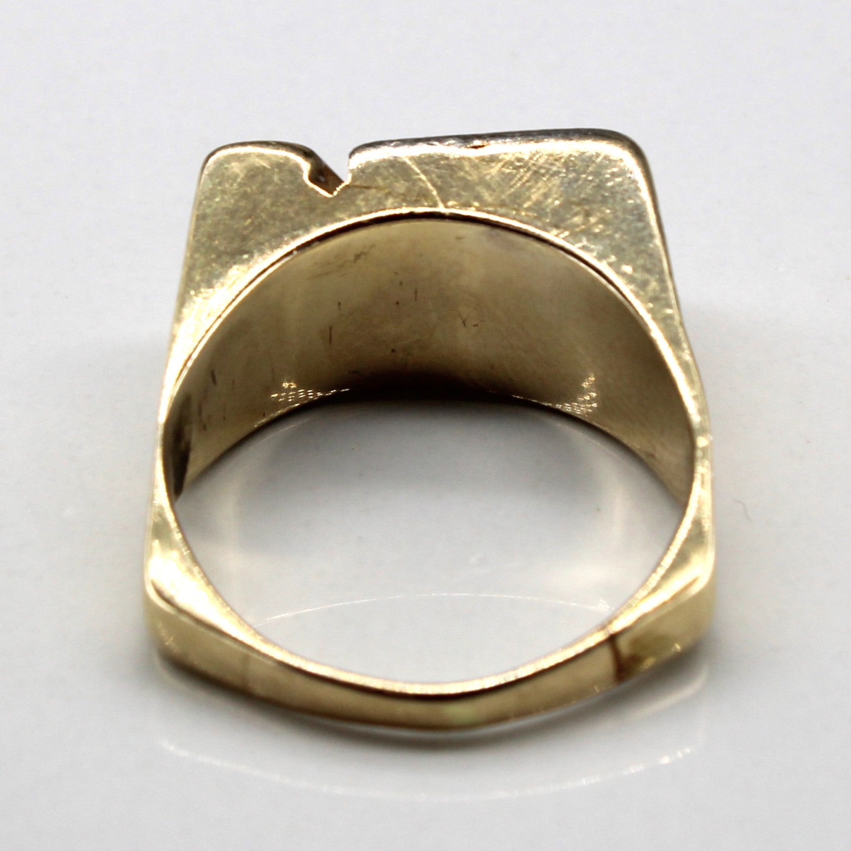 Offset Cluster Diamond Ring | 0.09ctw | SZ 7.5 |