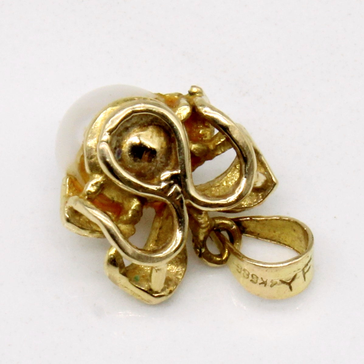 Pearl Bow Pendant