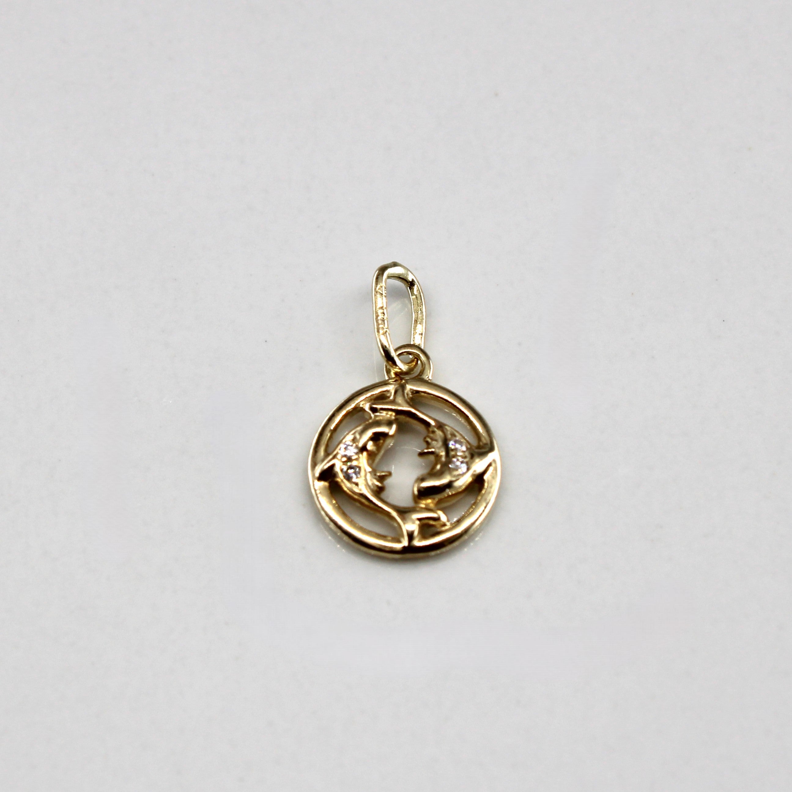 Pendentif Poisson en Diamant | 0,02 ct |
