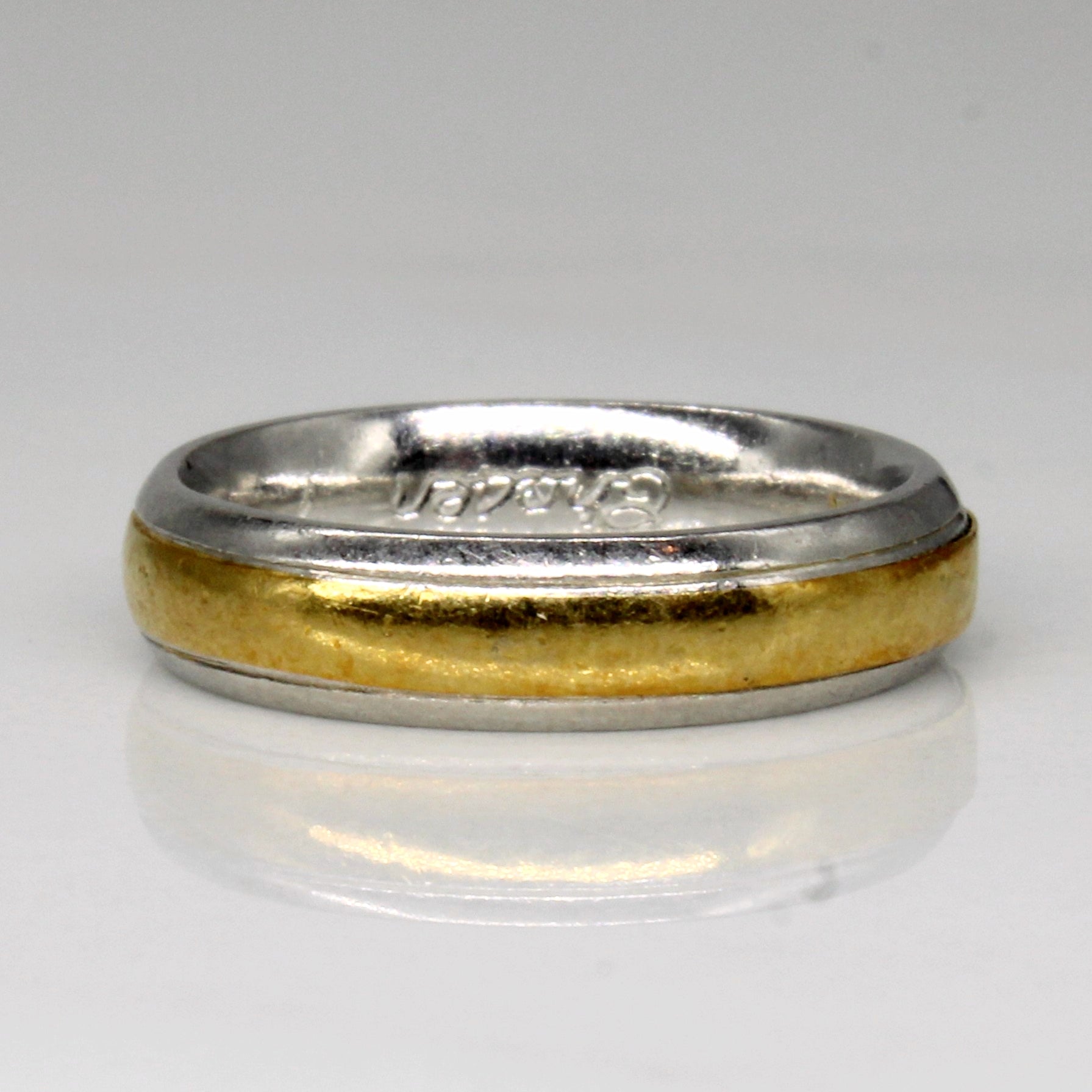 18k Two Tone Gold Band | SZ 3.75 |