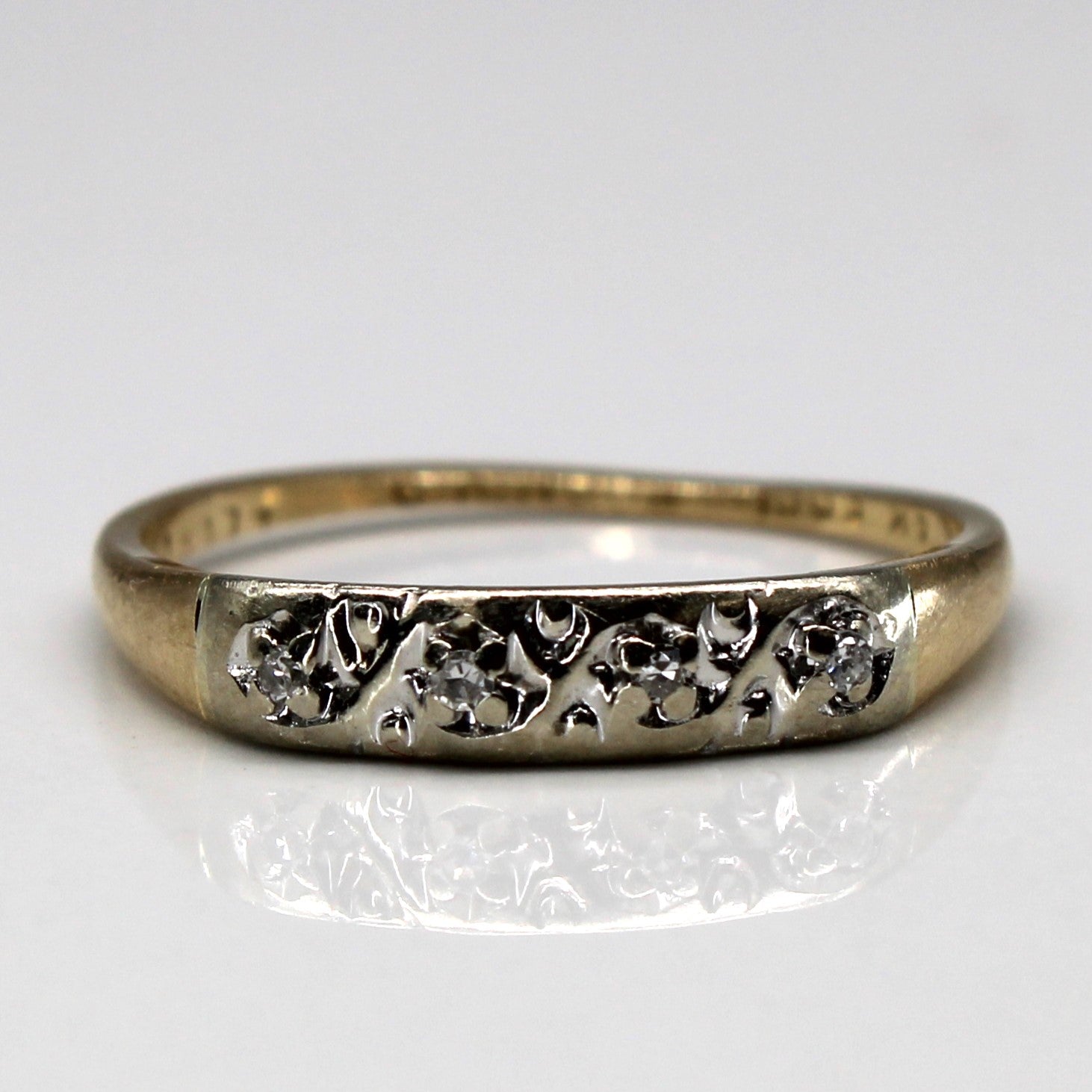 Four Stone Diamond Ring | 0.04ctw | SZ 6.25 |