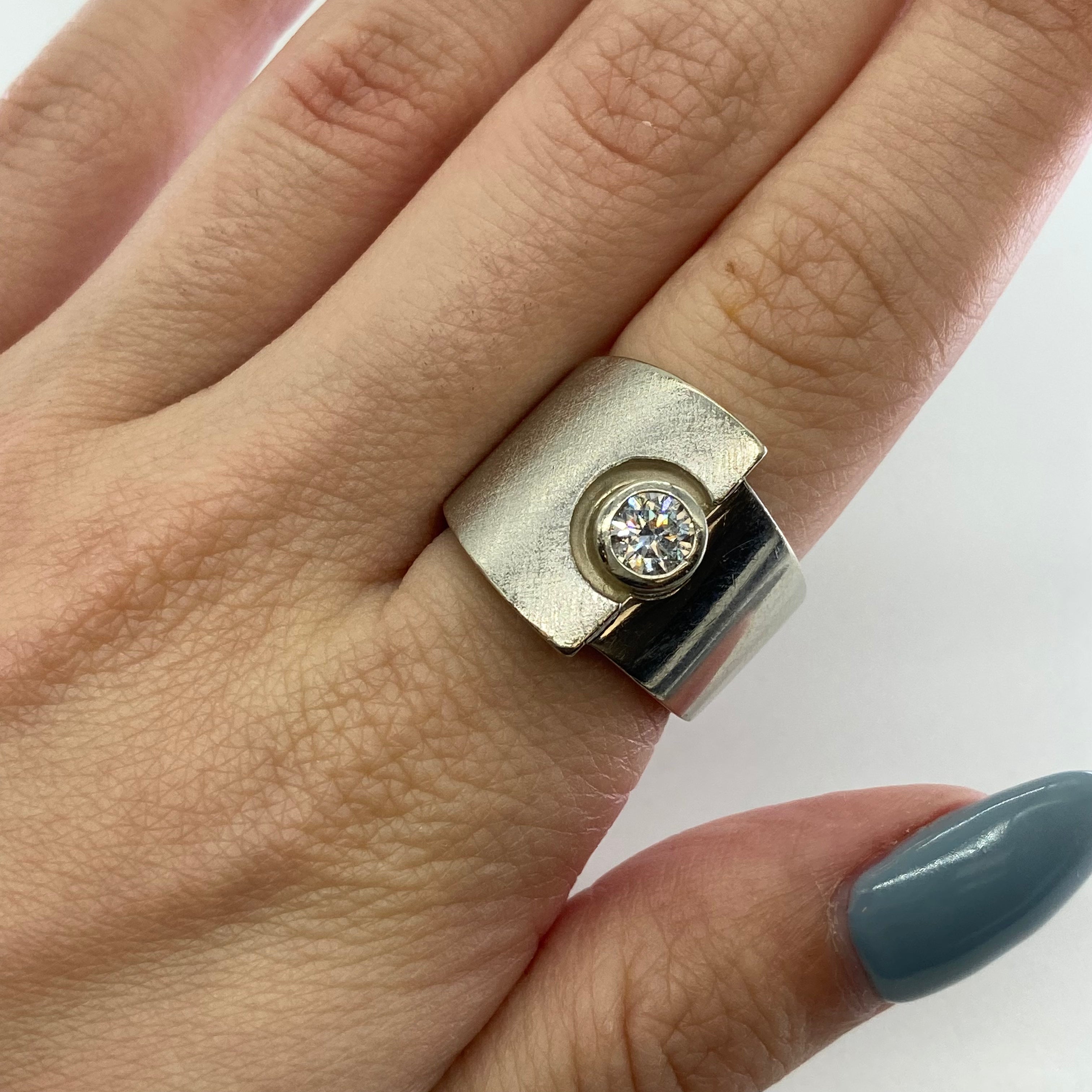 White Gold Diamond Ring | 0.52ct | SZ 7 |