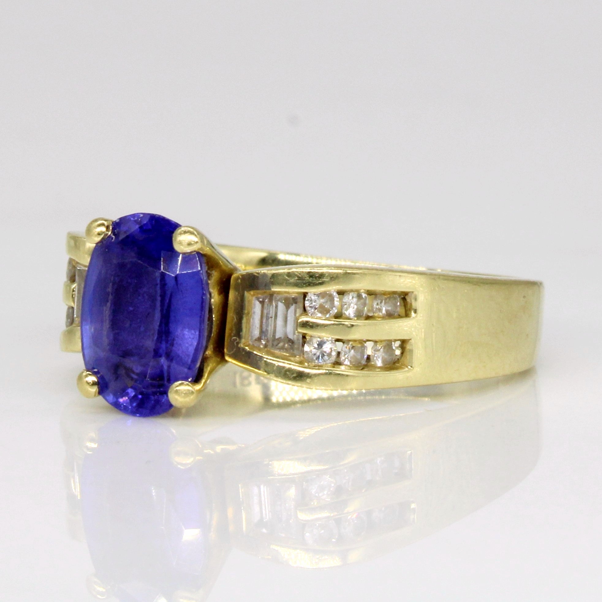 Tanzanite & Diamond Cocktail Ring | 1.20ct, 0.24ctw | SZ 6.5 |