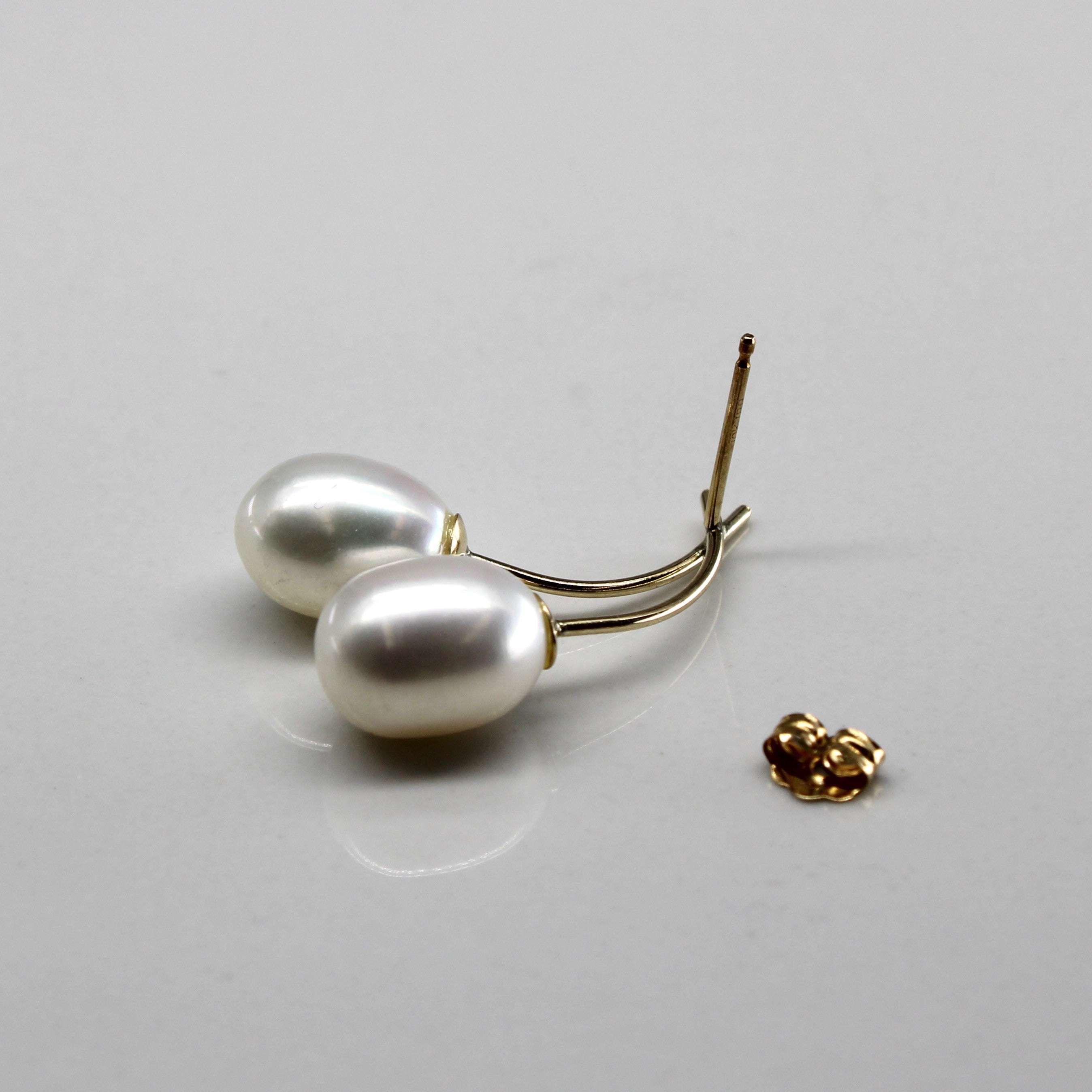Drop Pearl Earrings