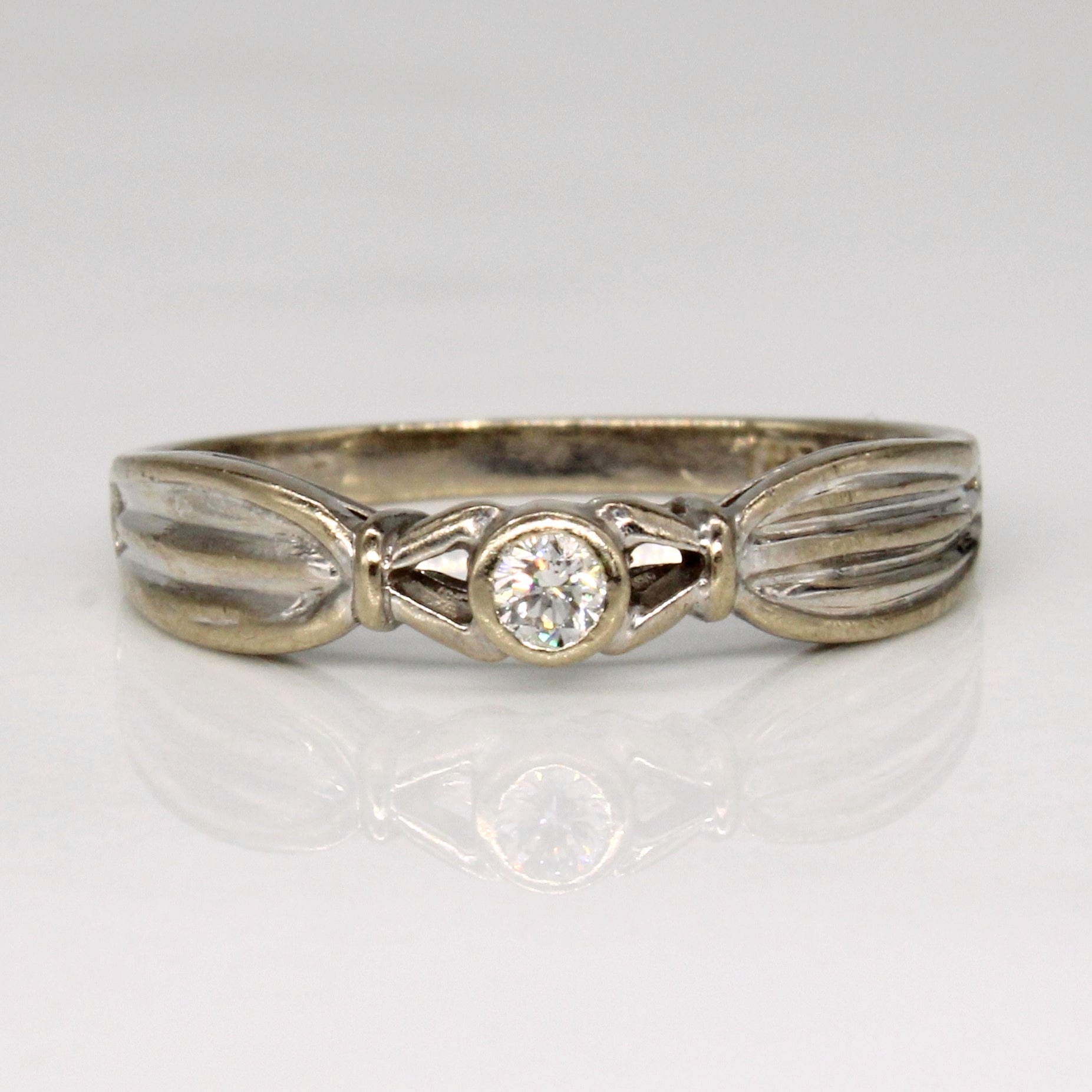 Solitaire Diamond Ring | 0.06ct | SZ 5.25 |