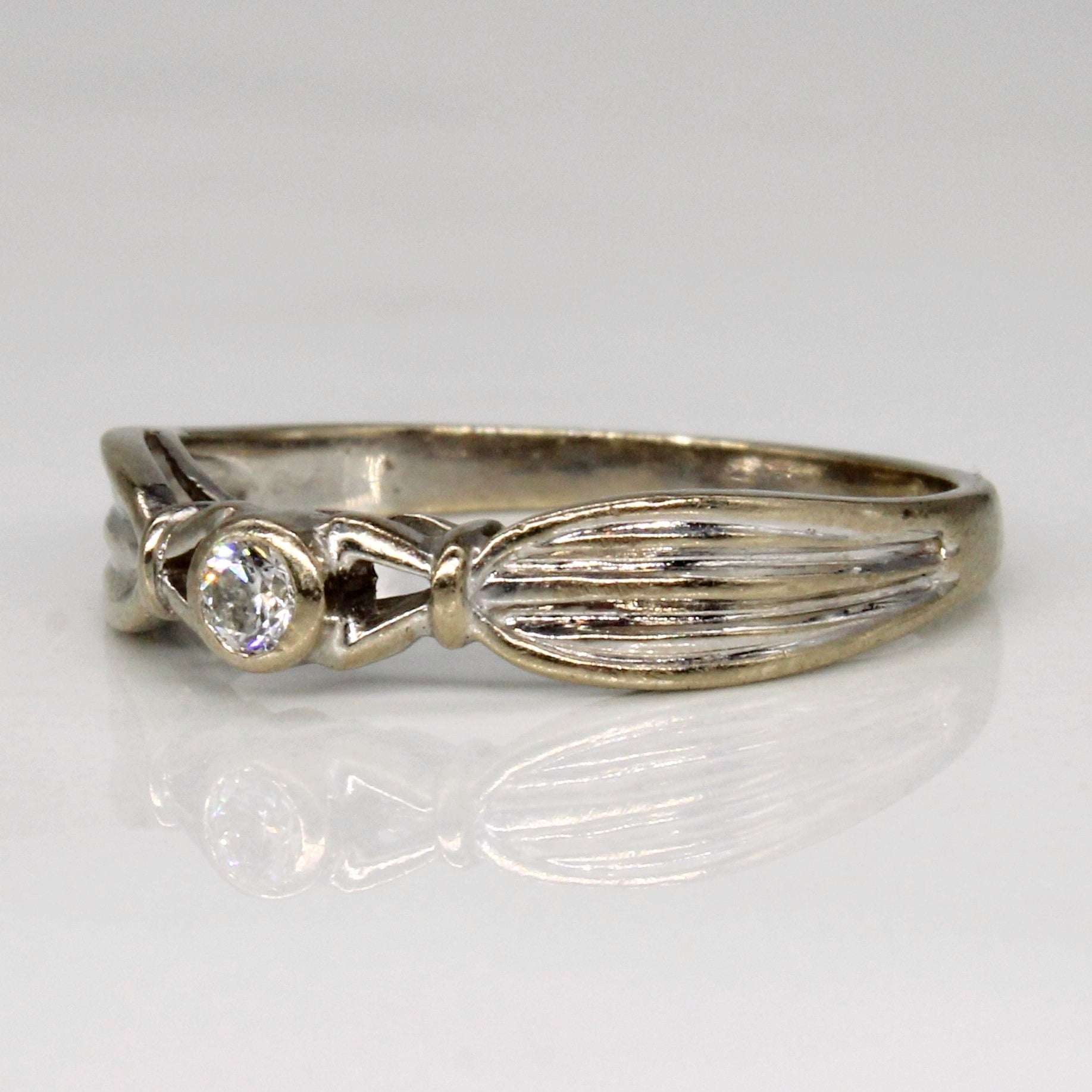 Solitaire Diamond Ring | 0.06ct | SZ 5.25 |