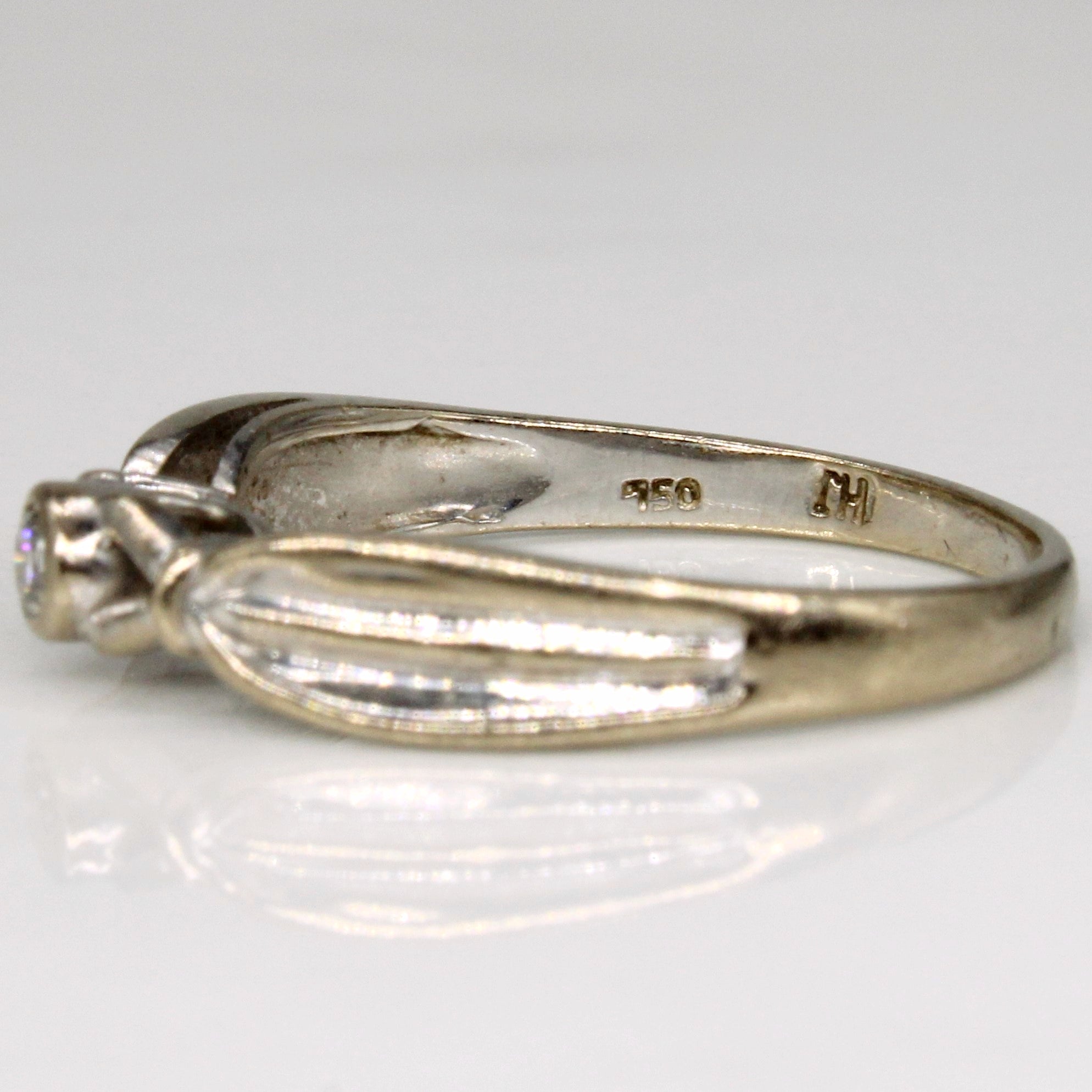 Solitaire Diamond Ring | 0.06ct | SZ 5.25 |