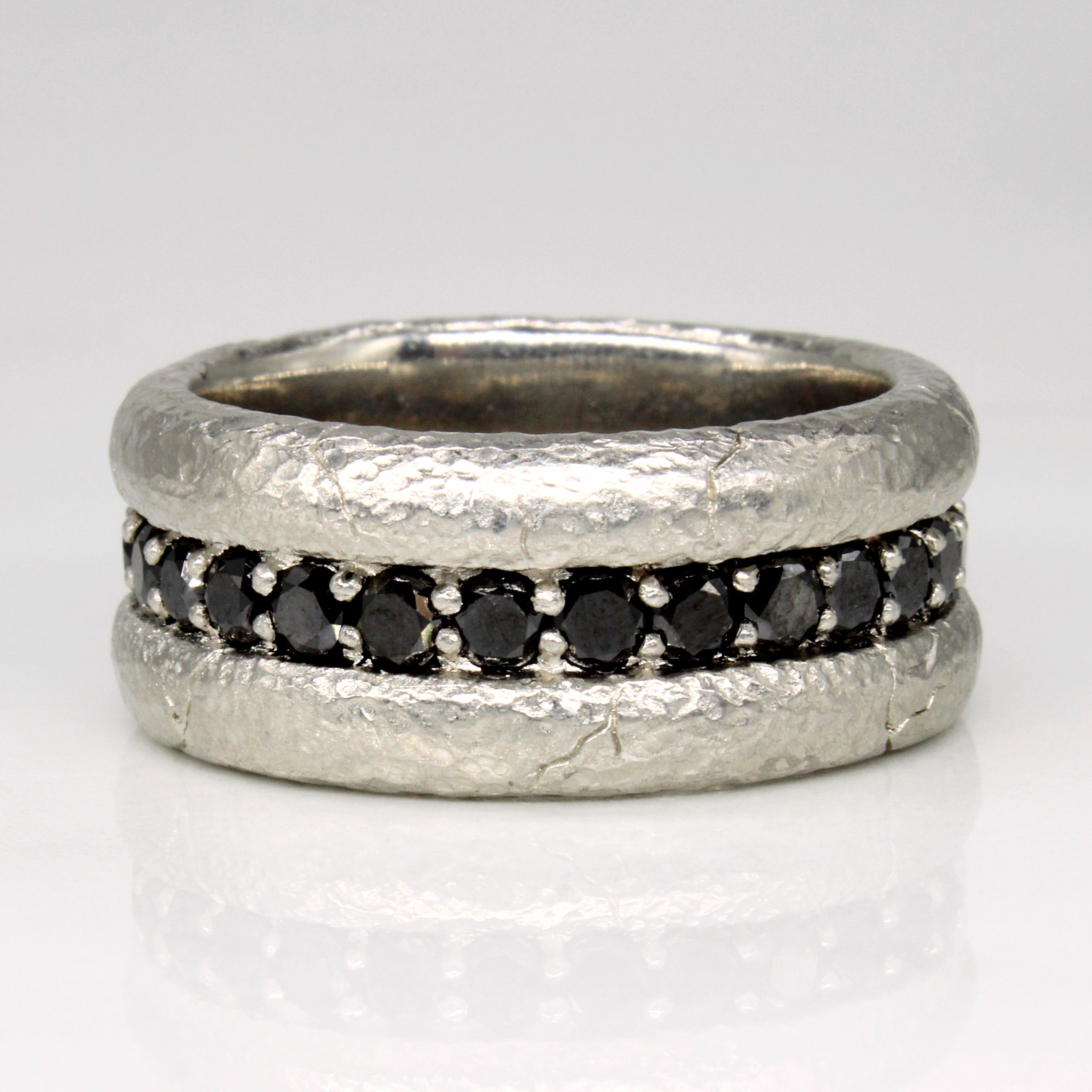 Black Diamond Eternity Ring | 2.02ctw | SZ 11 |