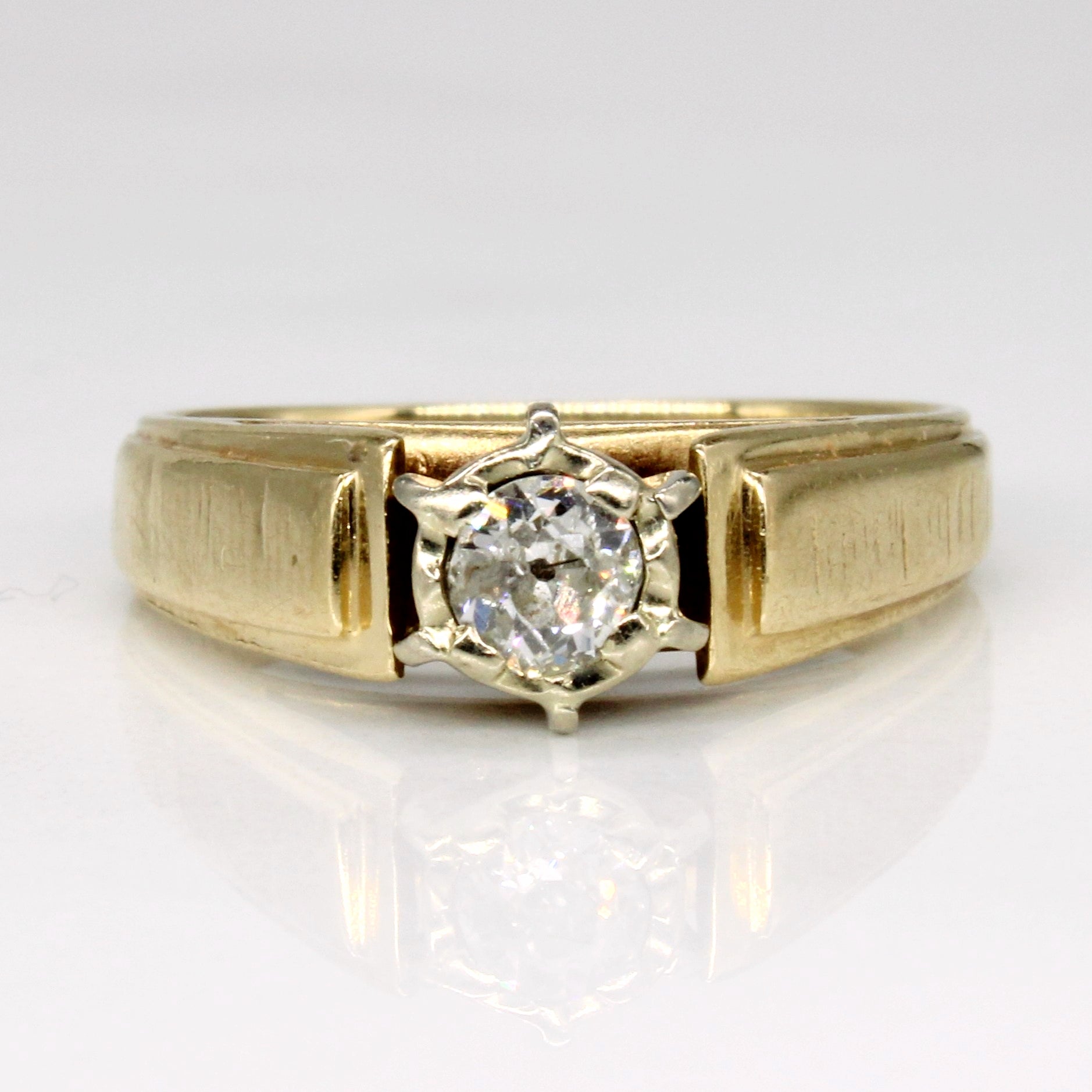 Illusion Set Diamond Engagement Ring | 0.23ct | SZ 5.25 |