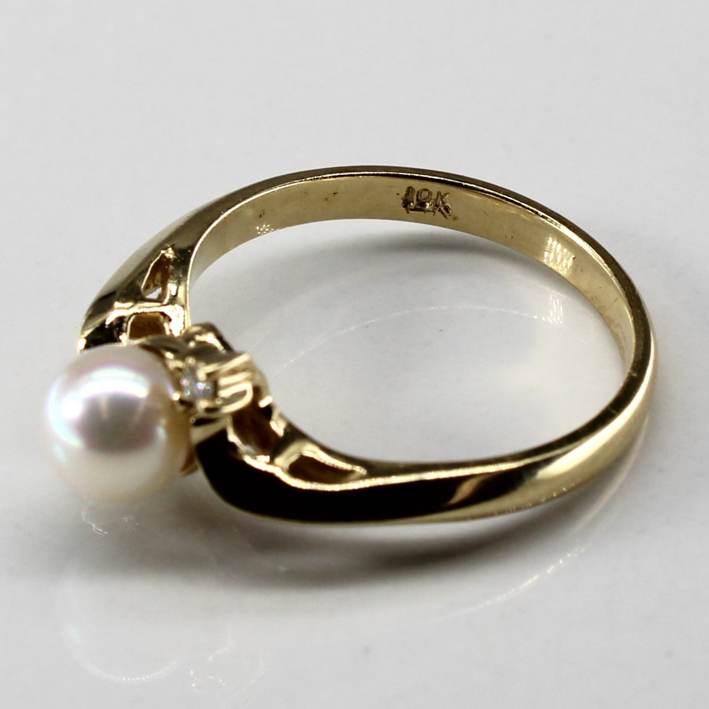 Bypass Diamond Ring | 0.02ctw | SZ 6 |