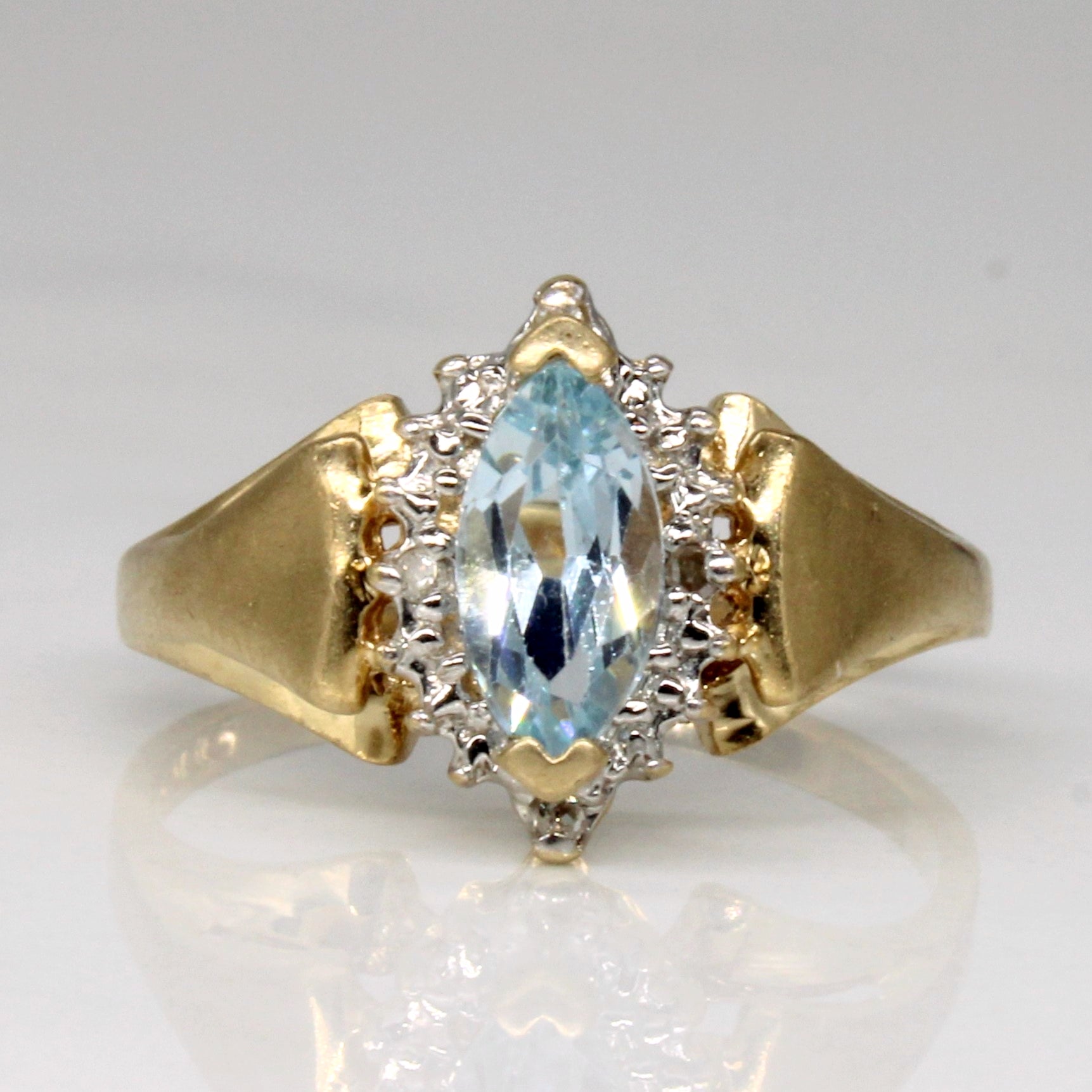 Topaz & Diamond Cocktail Ring | 0.68ct, 0.02ctw | SZ 5.75 |