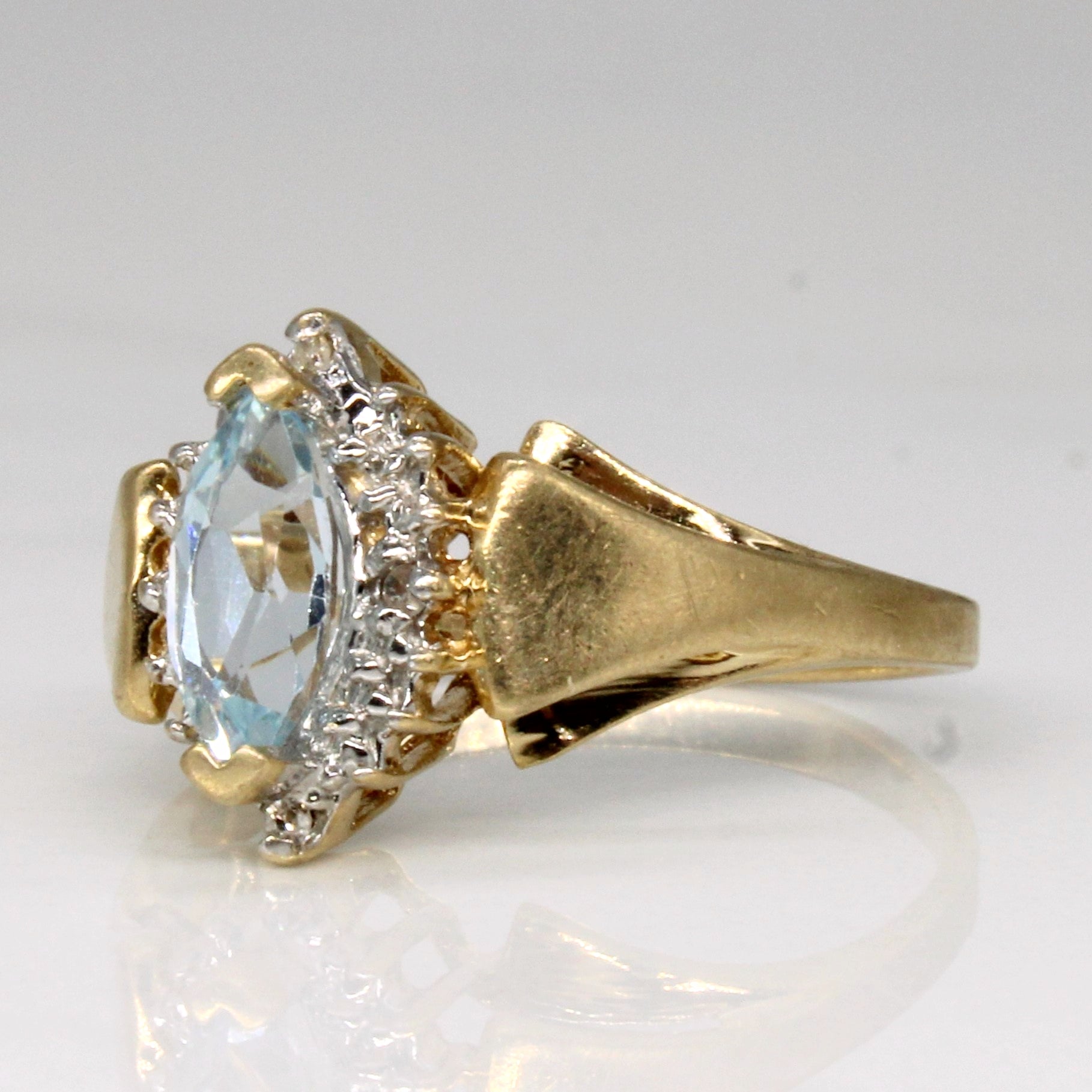 Topaz & Diamond Cocktail Ring | 0.68ct, 0.02ctw | SZ 5.75 |