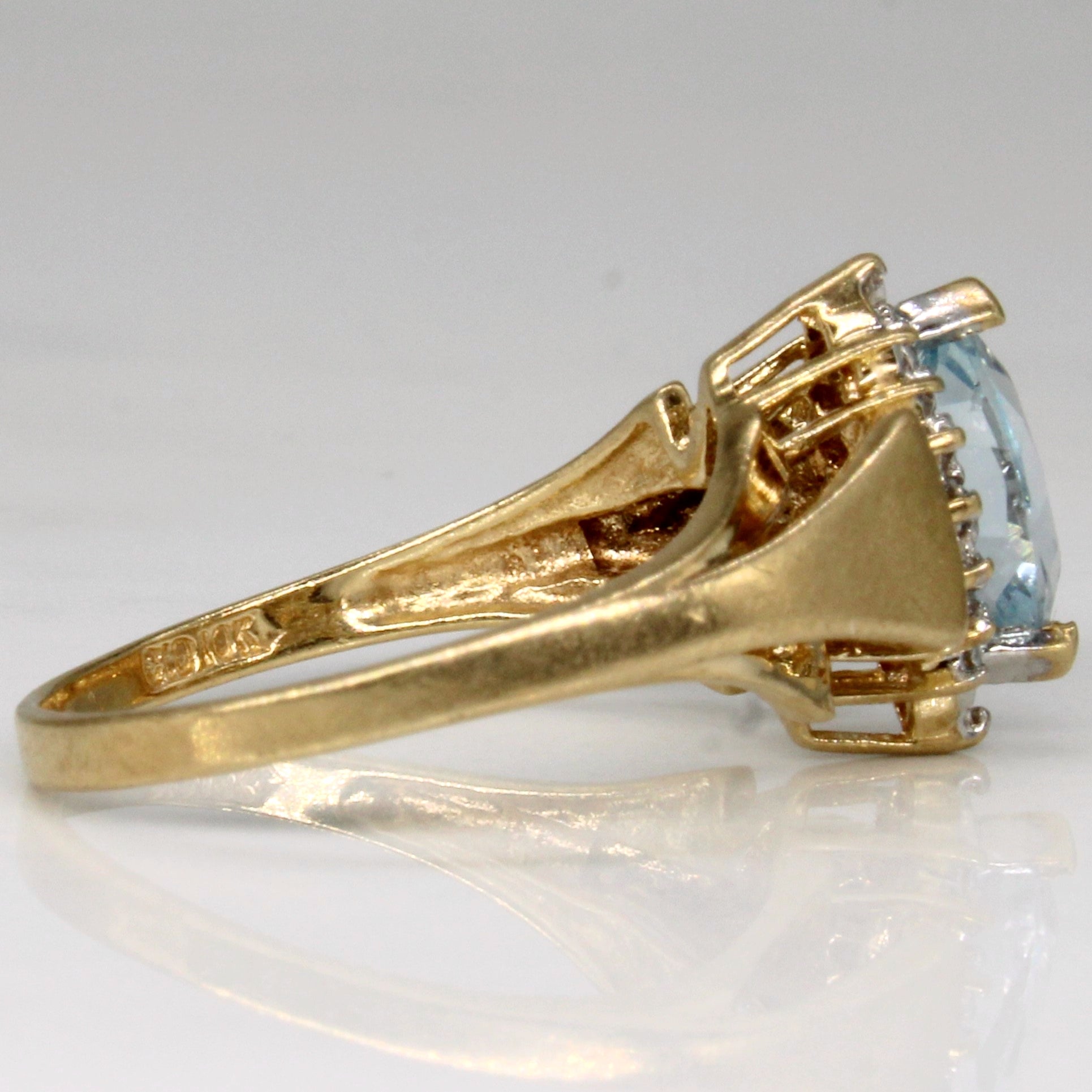 Topaz & Diamond Cocktail Ring | 0.68ct, 0.02ctw | SZ 5.75 |