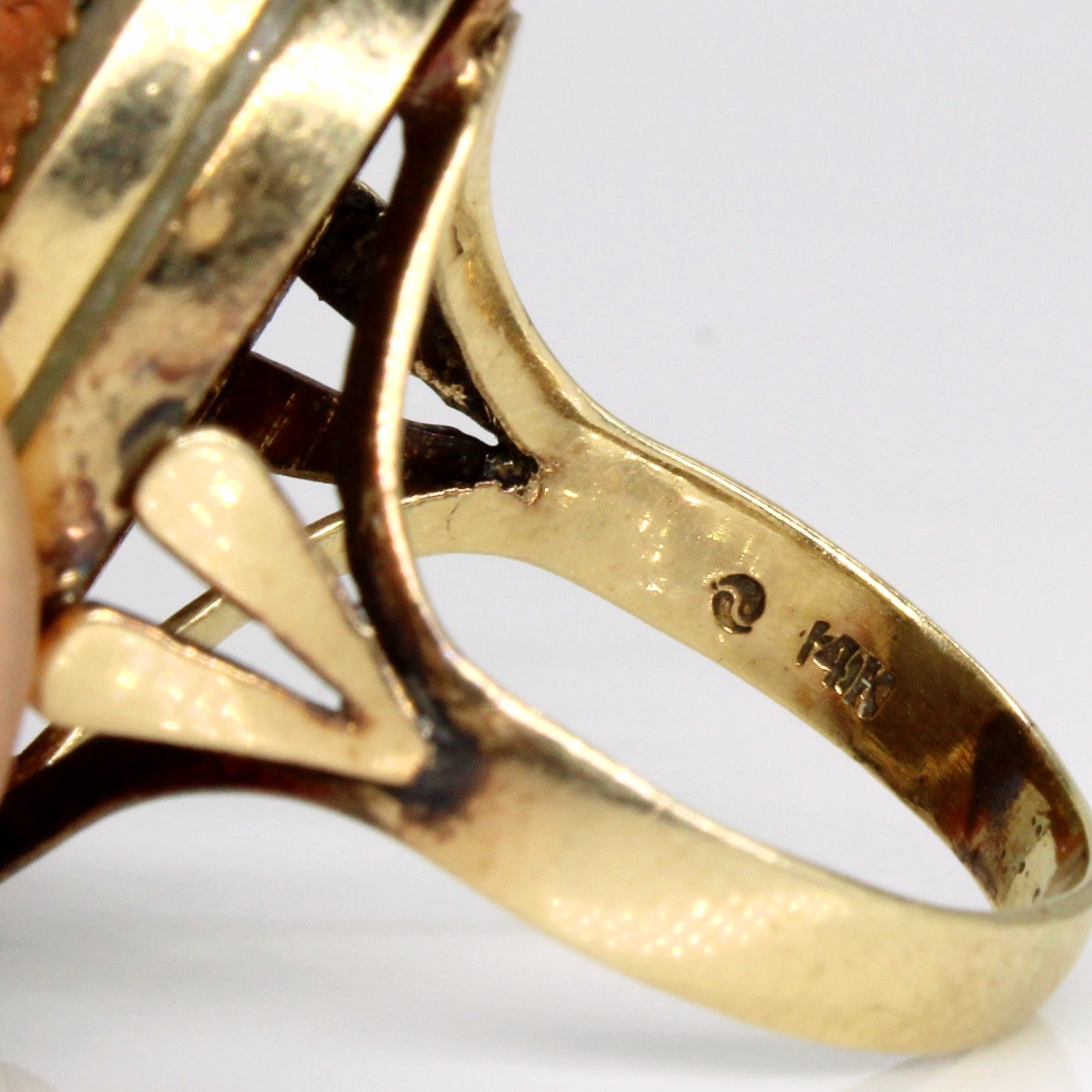 Anneau de dragon de jadéite | 26,60ct | Taille 7,25 |