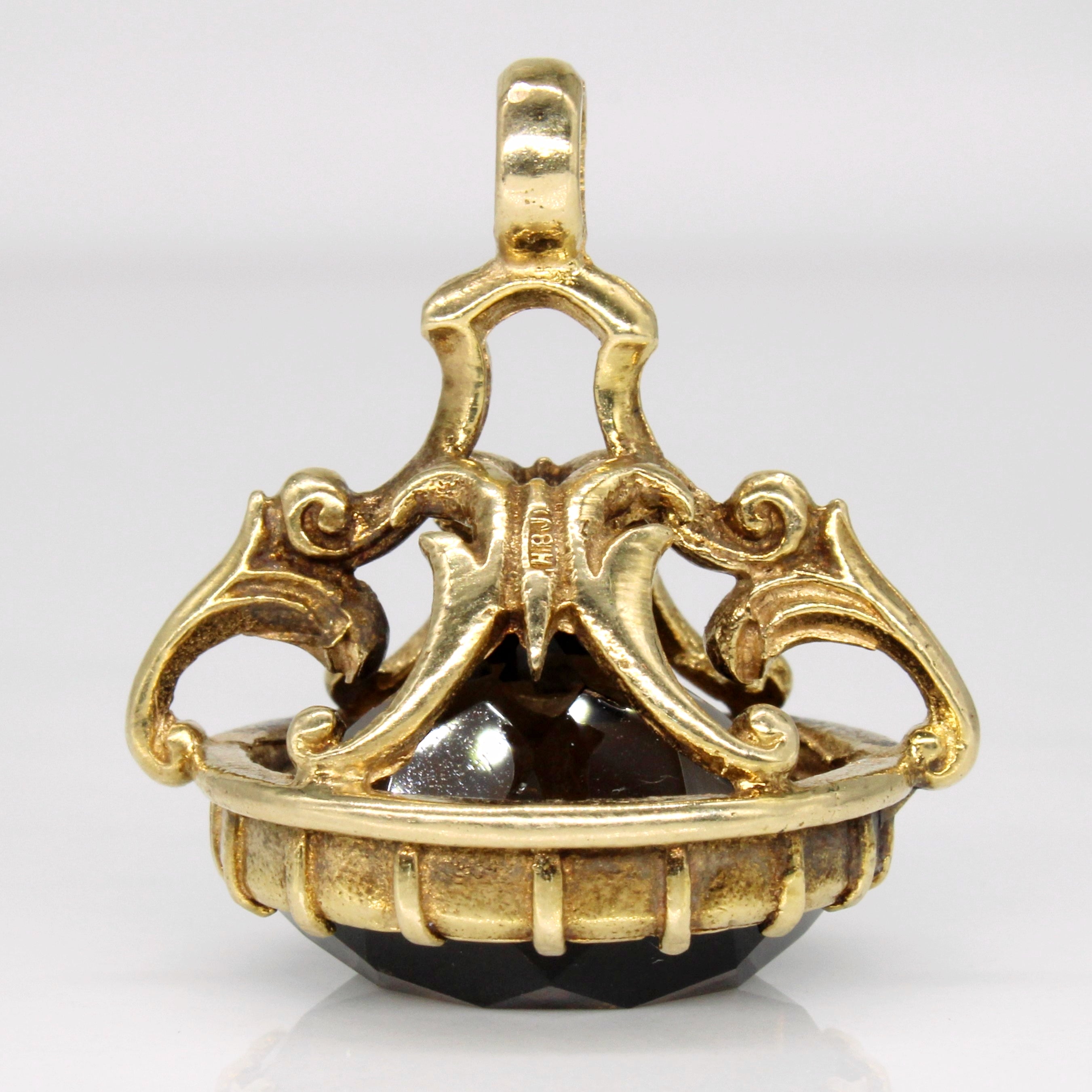 1976 London Smoky Quartz Seal Fob | 22.60ct |