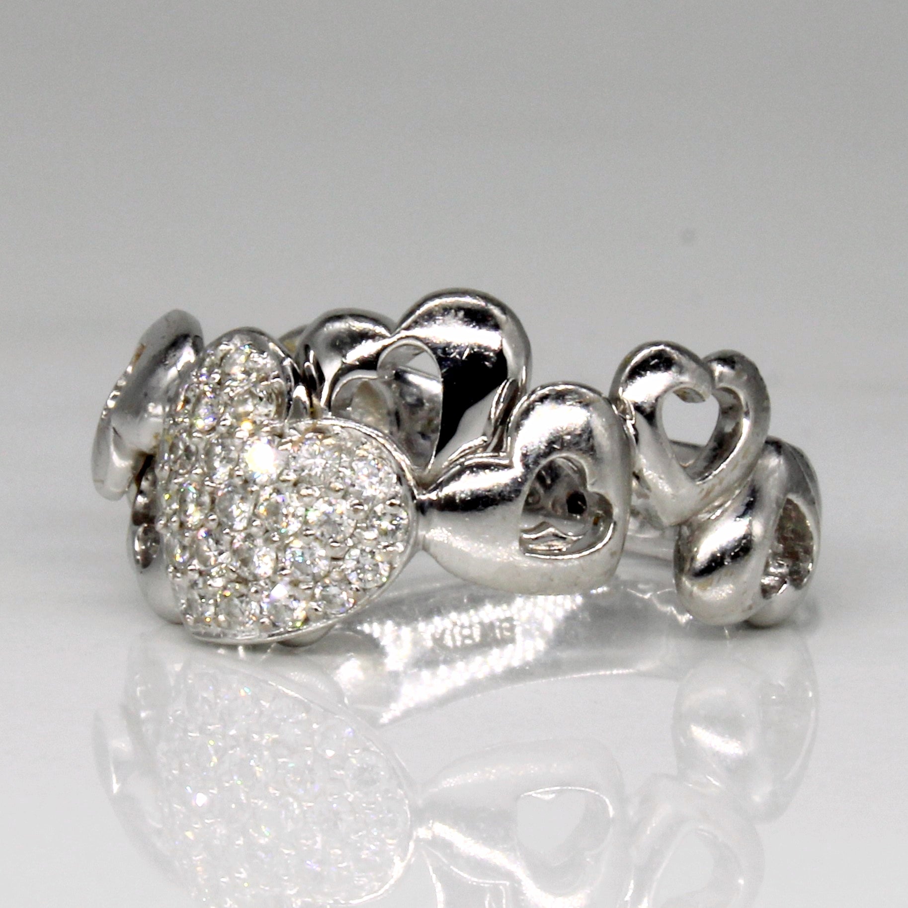Diamond Heart Ring | 0.27ctw | SZ 5.25 |