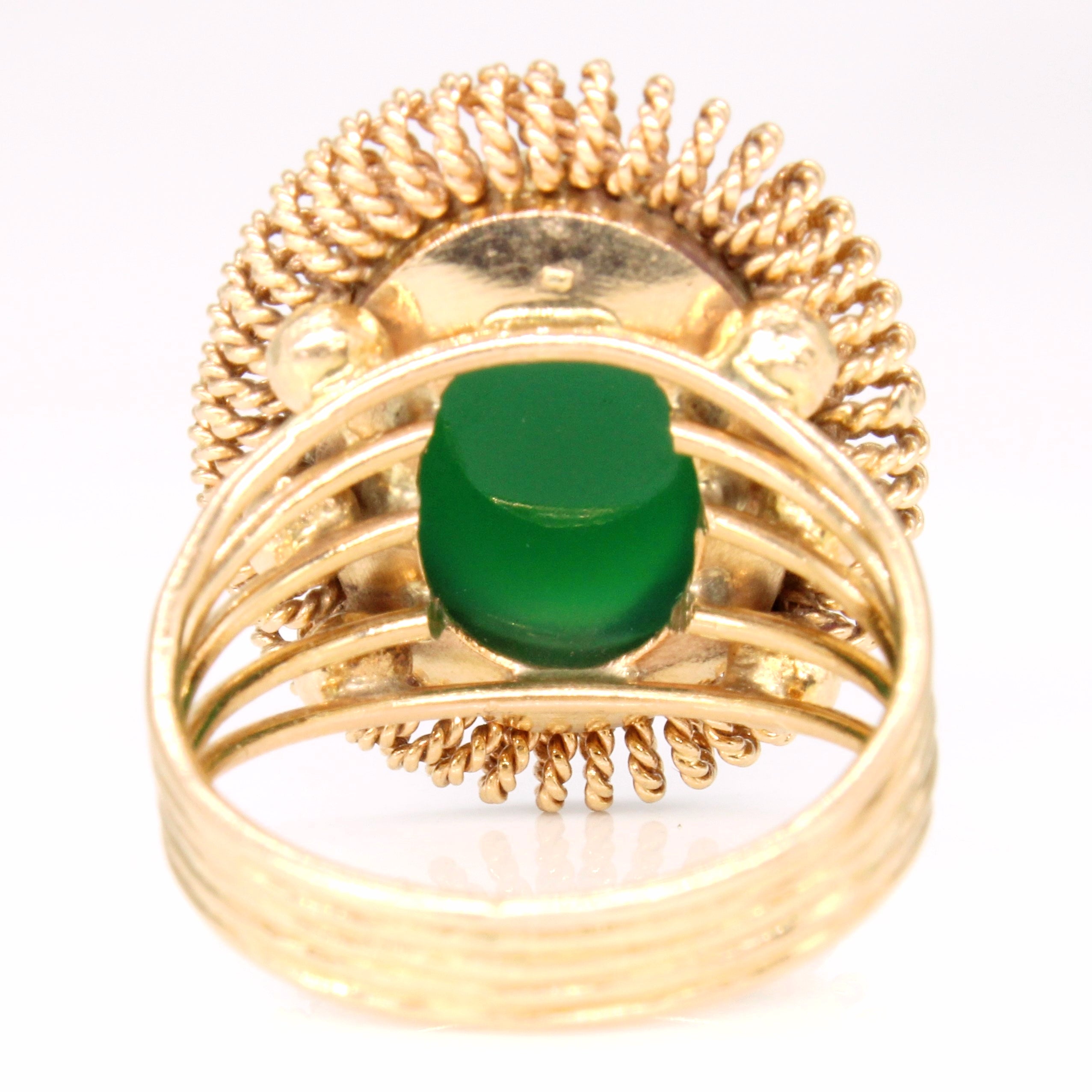 Agate Cocktail Ring | 7.50ct | SZ 6.5 |