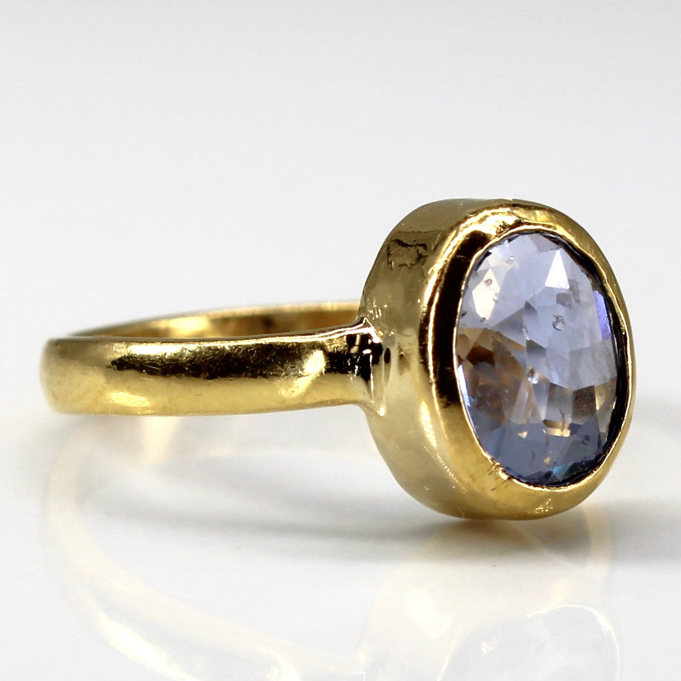 Bezel Set Sapphire Ring | 2.80ct | SZ 7.25 |