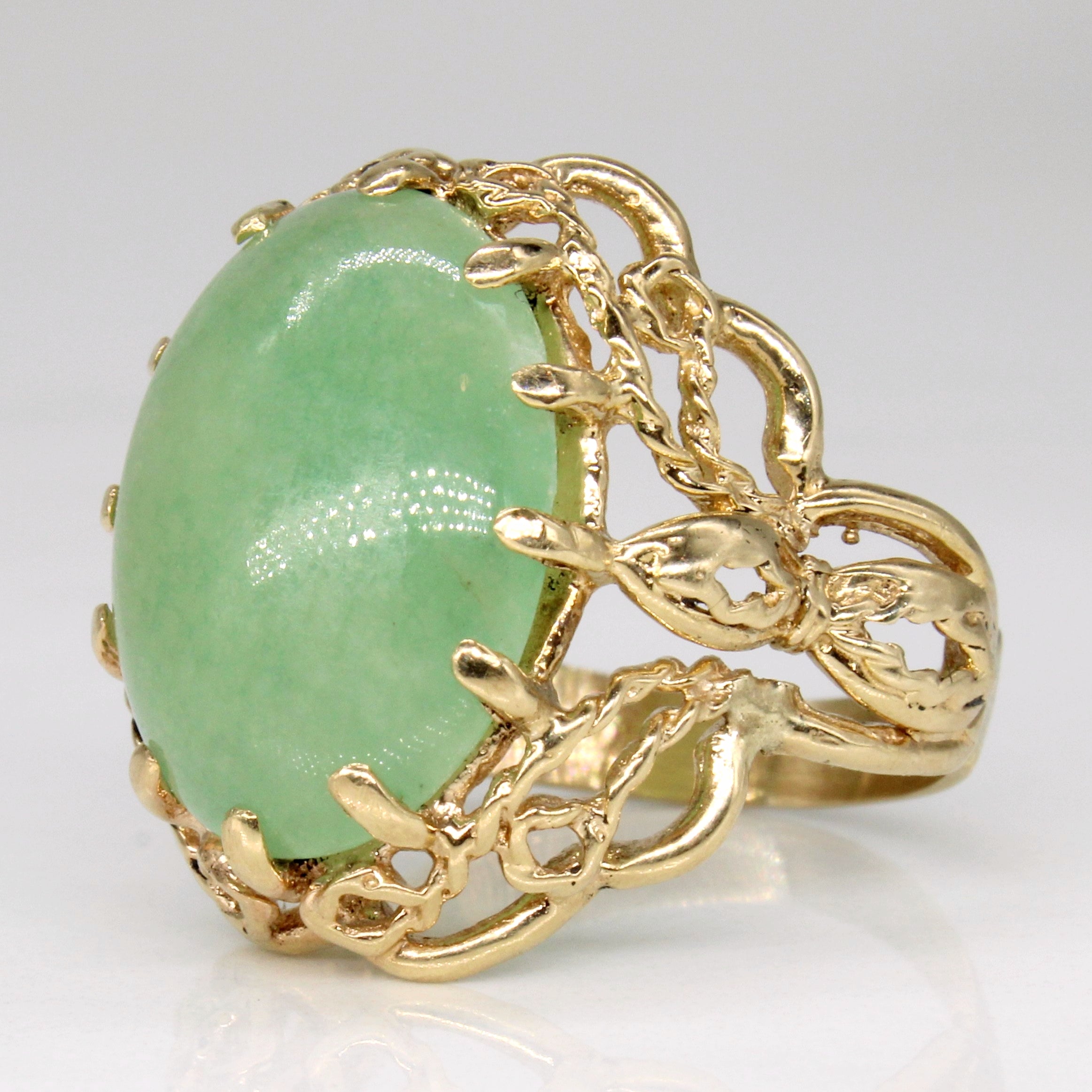 Agate Cocktail Ring | 6.75ct | SZ 6 |