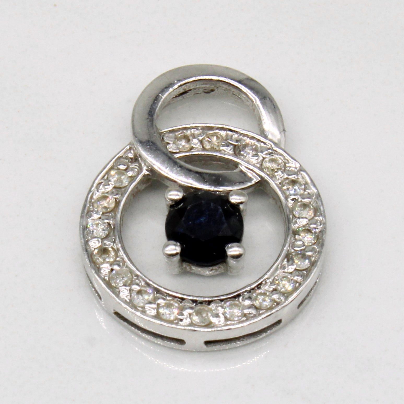 Sapphire & Diamond Pendant | 0.33ct, 0.15ctw |
