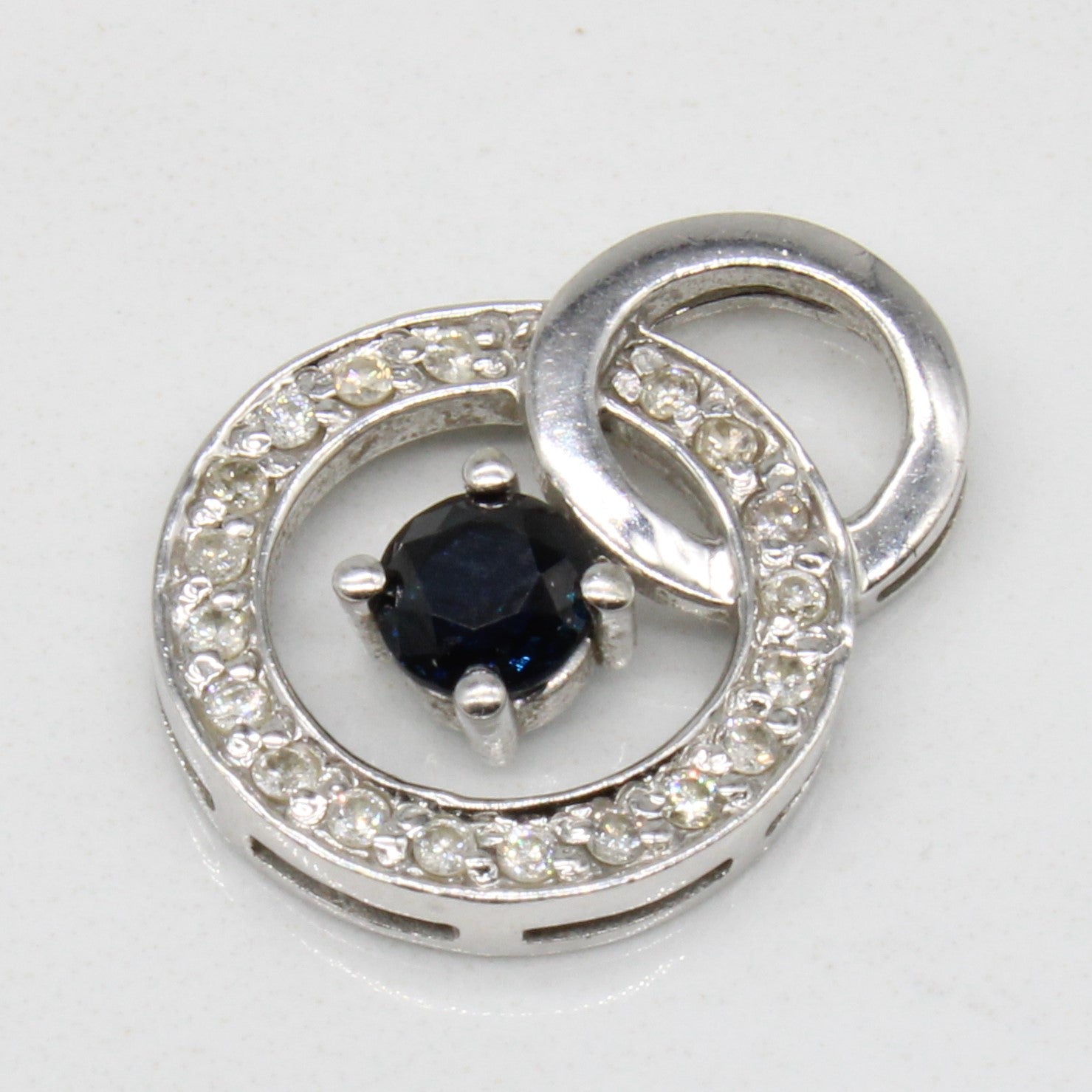 Sapphire & Diamond Pendant | 0.33ct, 0.15ctw |
