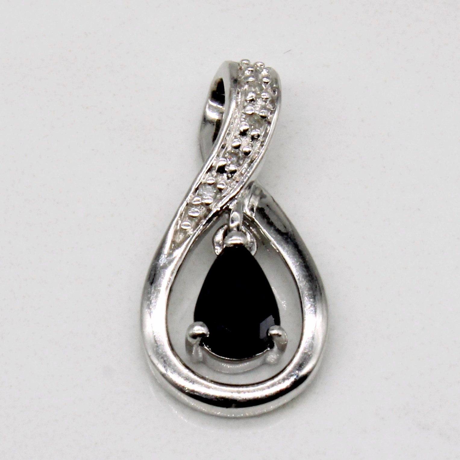 Sapphire & Diamond Pendant | 0.35ct, 0.02ctw |